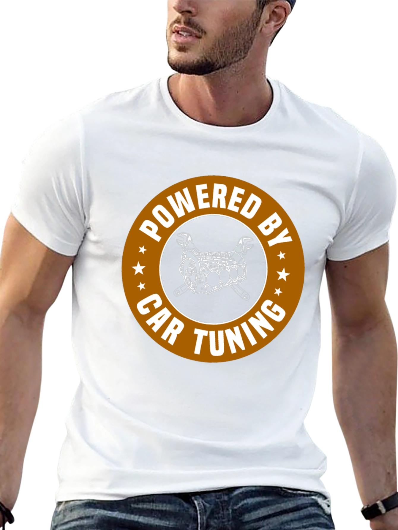 Powered by Car Tuning Graphic T-Shirt