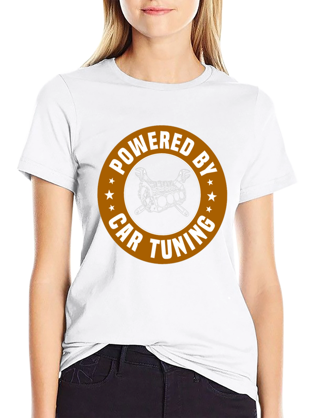 Powered by Car Tuning Graphic T-Shirt