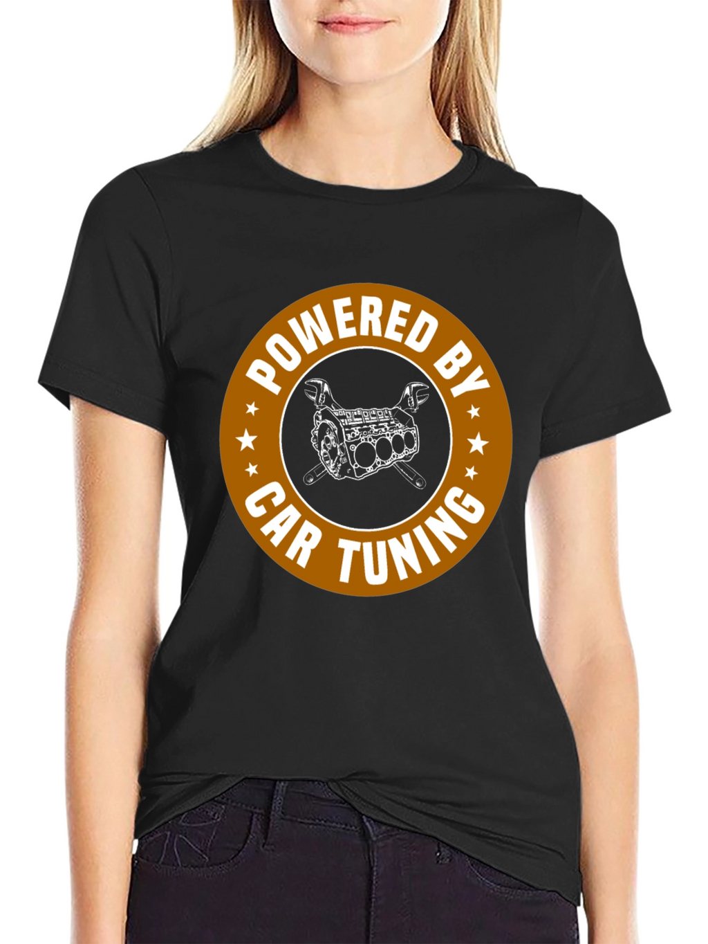 Powered by Car Tuning Graphic T-Shirt