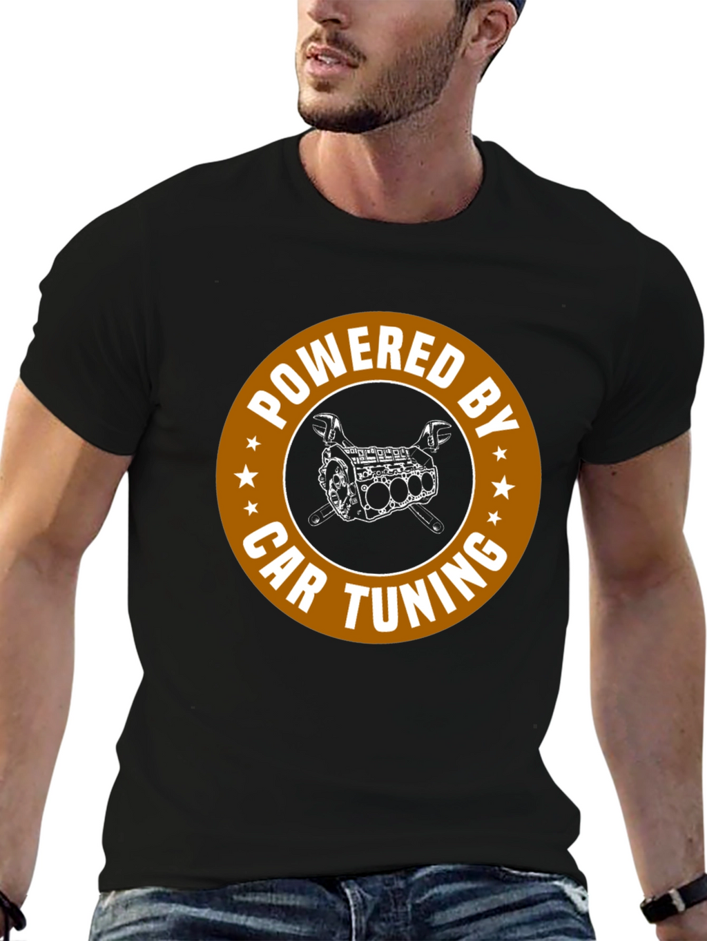 Powered by Car Tuning Graphic T-Shirt