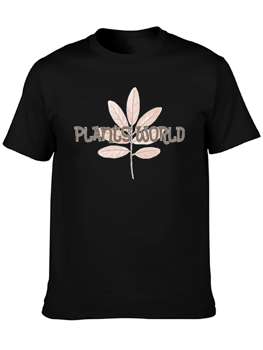 Plants World T-Shirt - Nature Inspired Tee