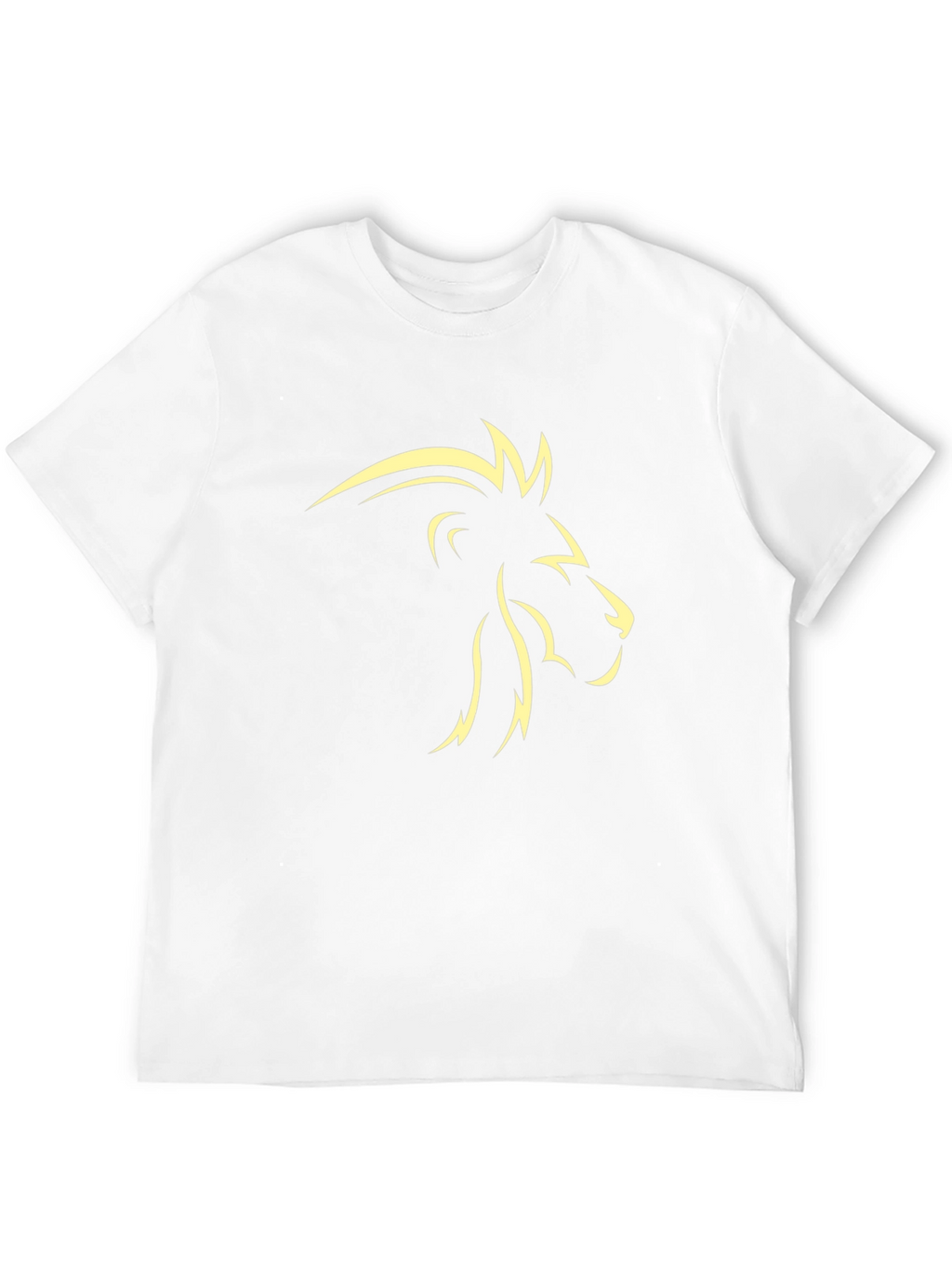 Lion Graphic Tee - Stylish Mens Black T-Shirt