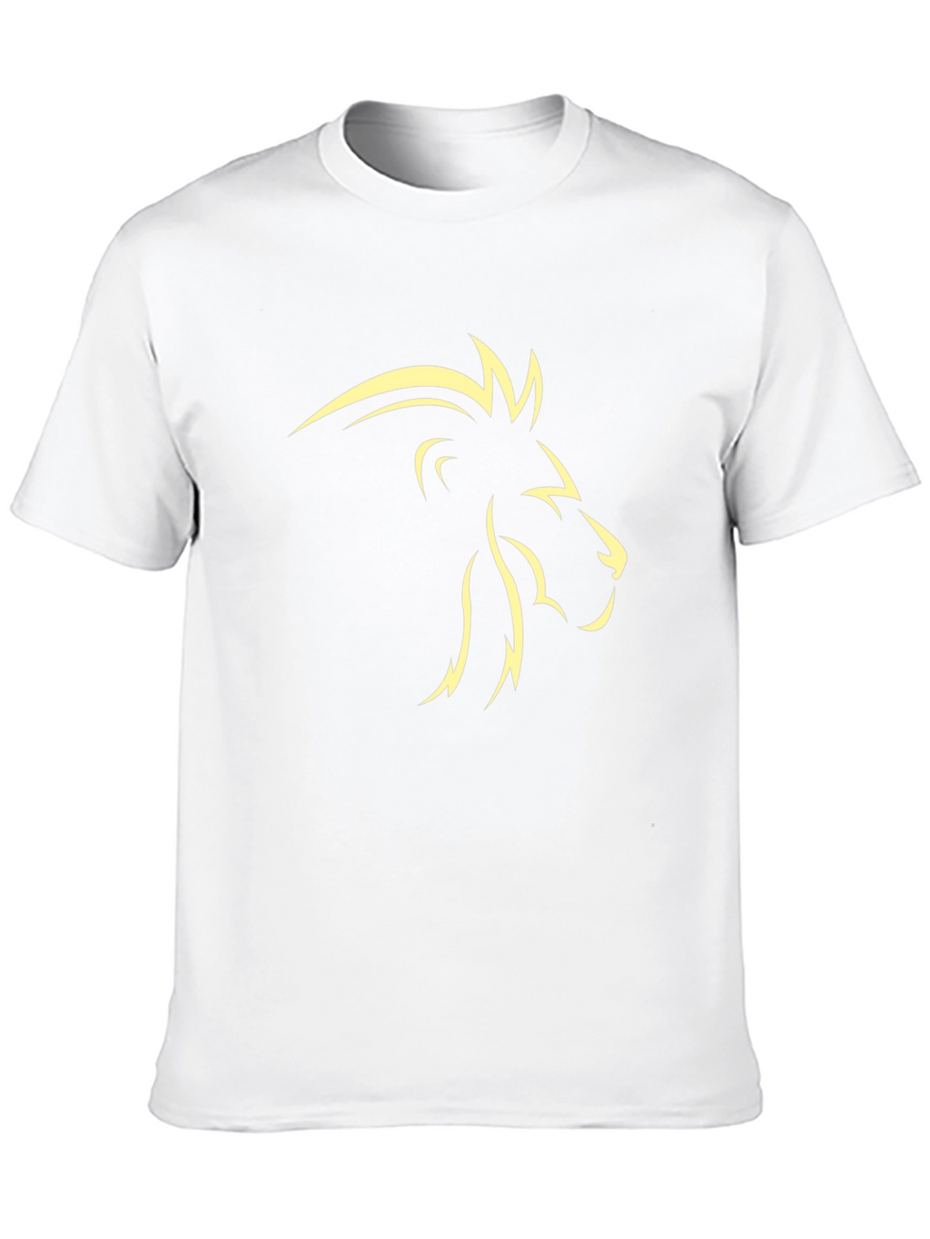 Lion Graphic Tee - Stylish Mens Black T-Shirt