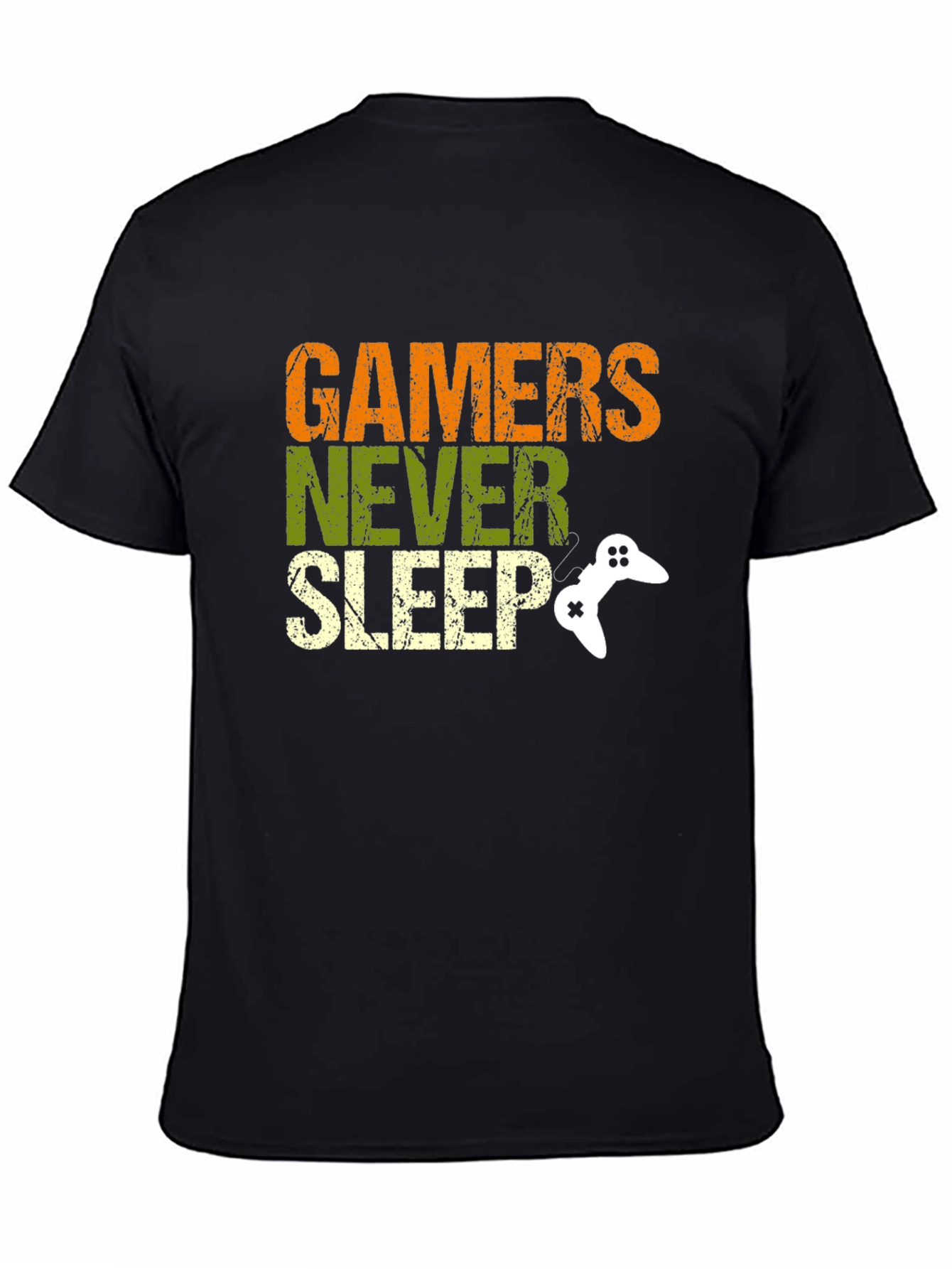 Gamers Never Sleep Graphic T-Shirt