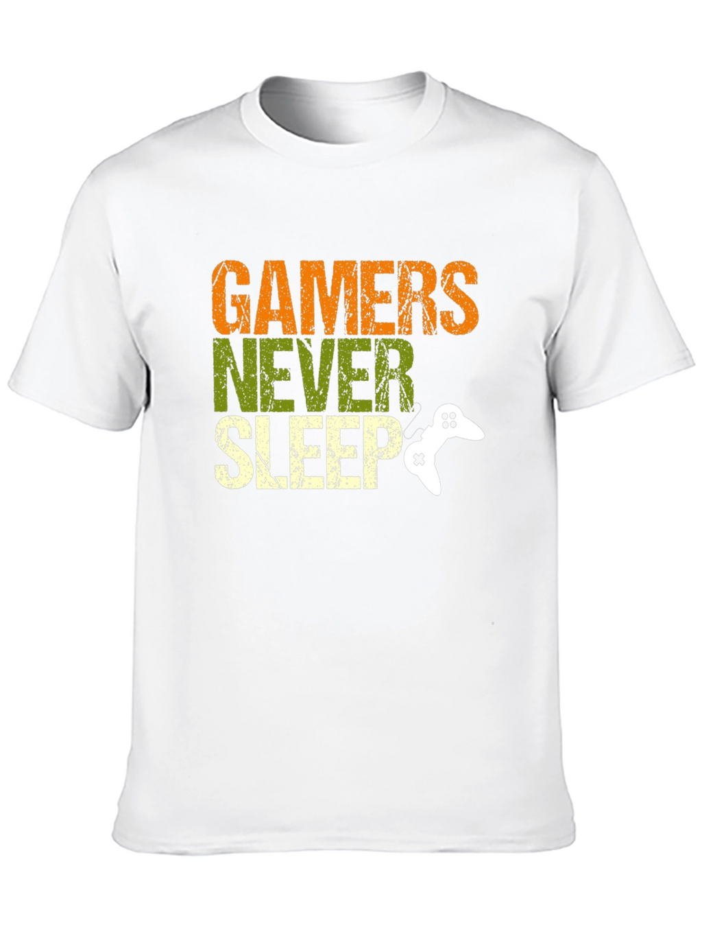 Gamers Never Sleep Graphic T-Shirt