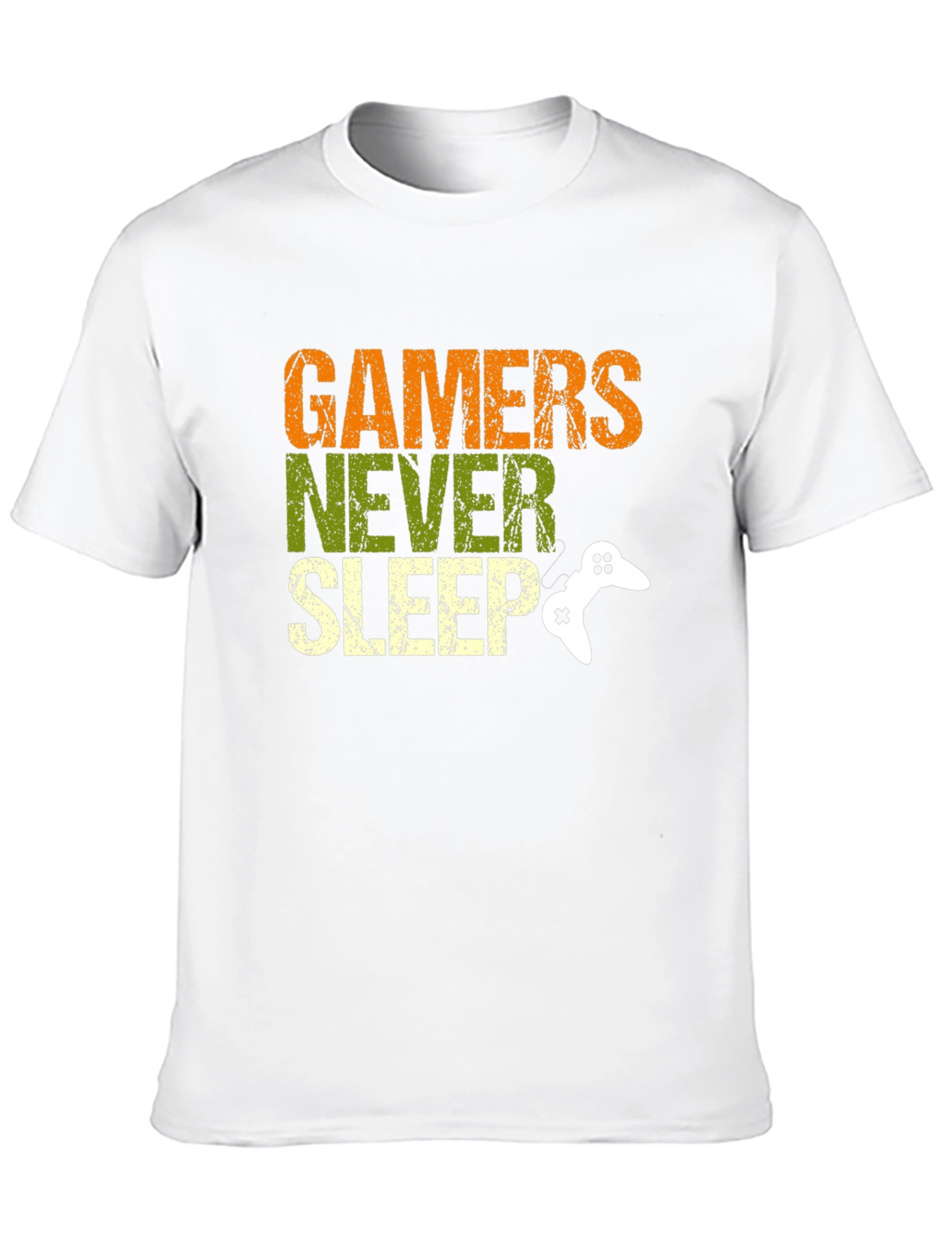 Gamers Never Sleep Graphic T-Shirt