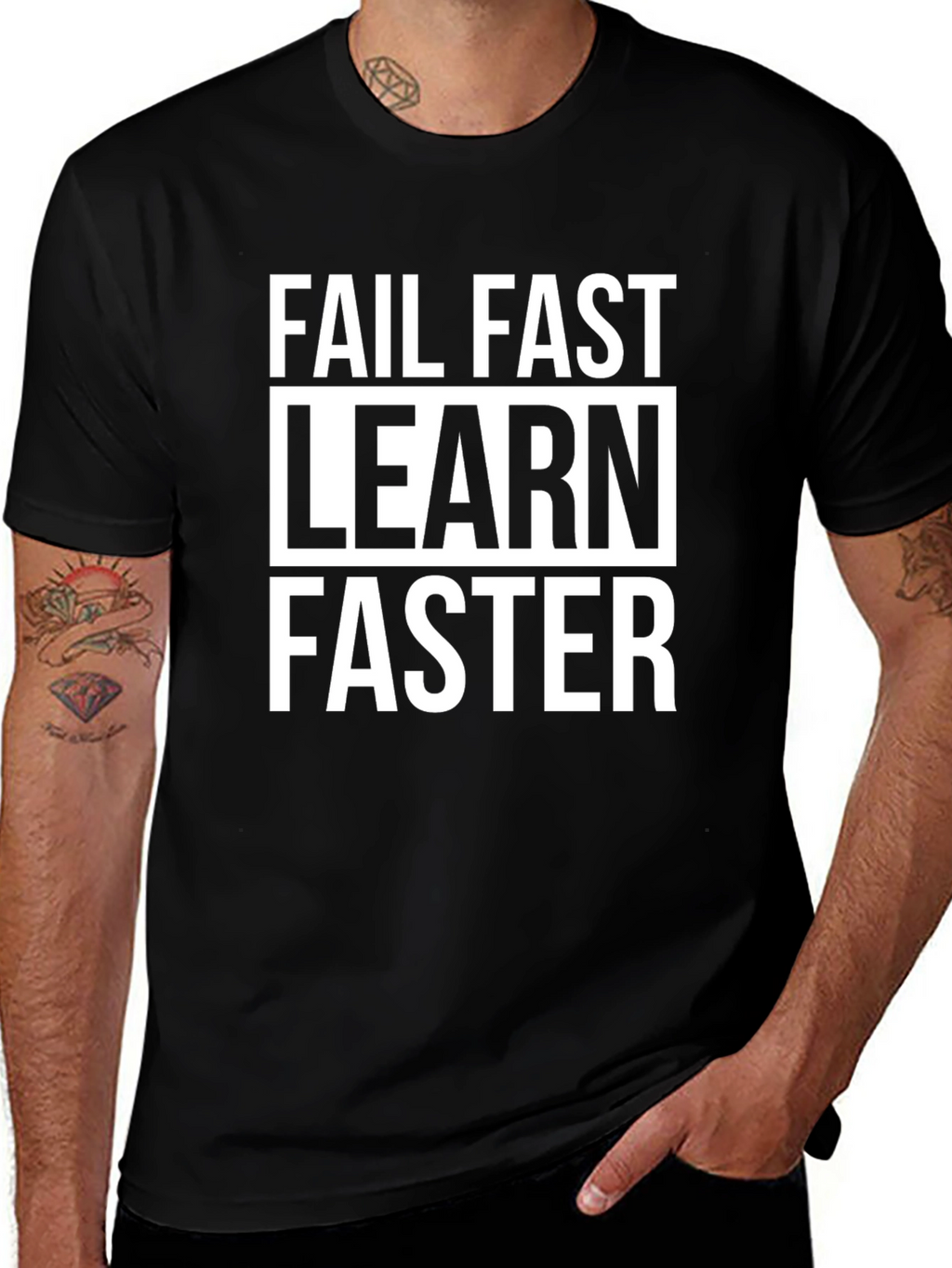 Fail Fast Learn Faster Graphic Tee