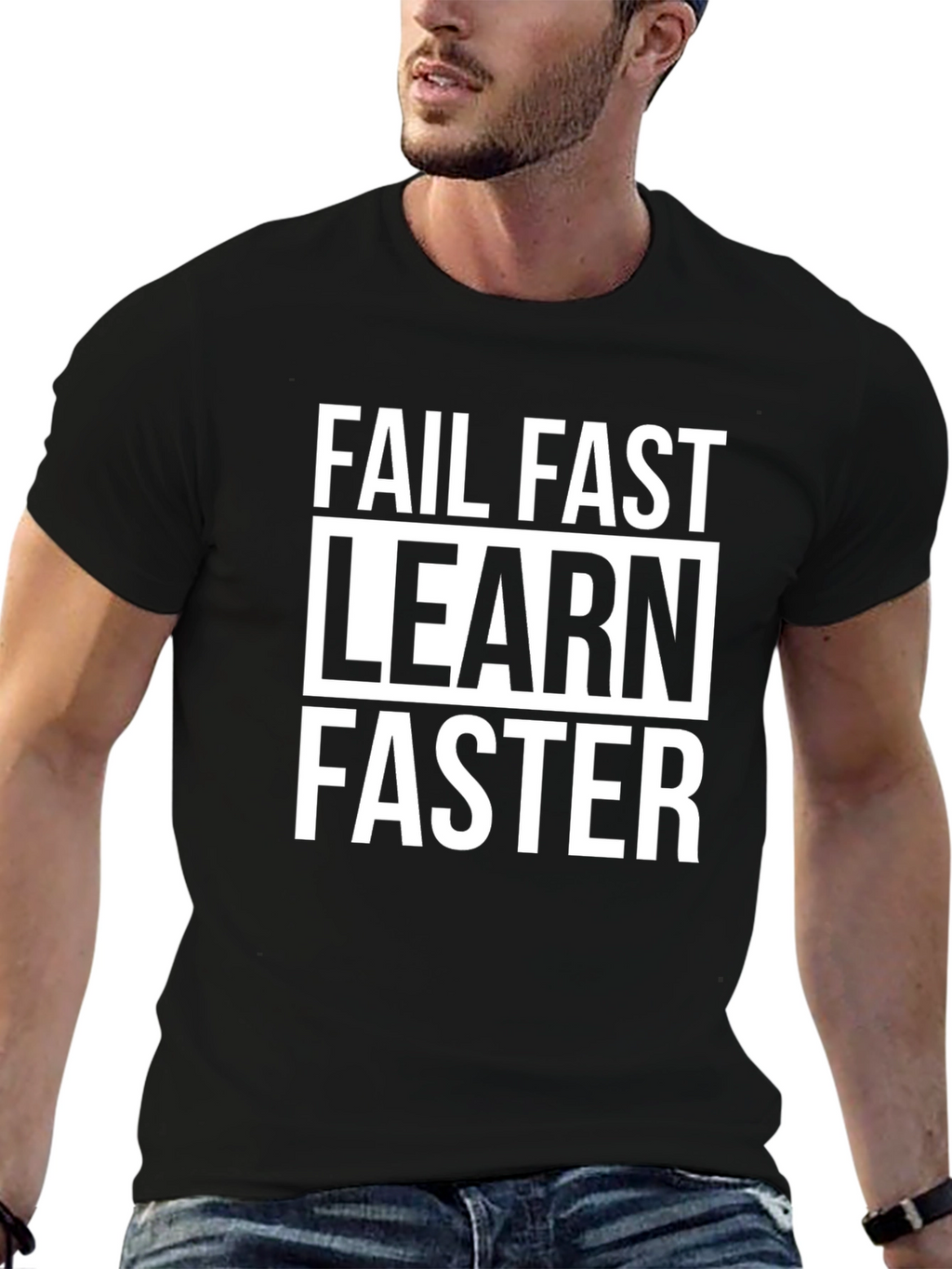 Fail Fast Learn Faster Graphic Tee
