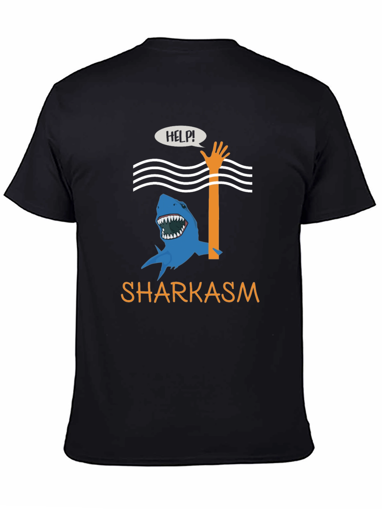 Sharkasm Funny Graphic T-Shirt