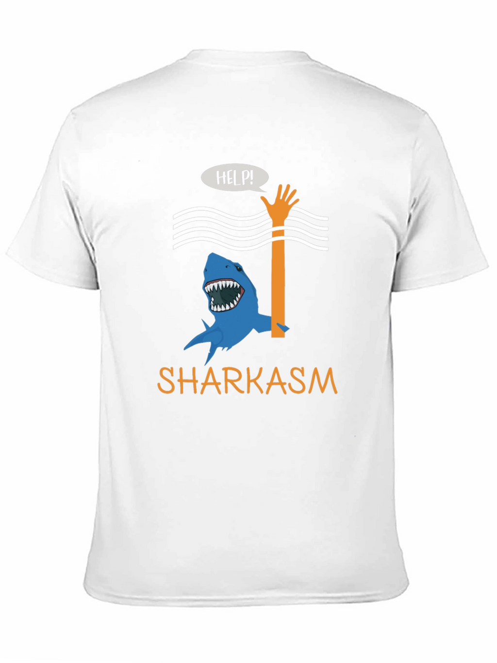 Sharkasm Funny Graphic T-Shirt
