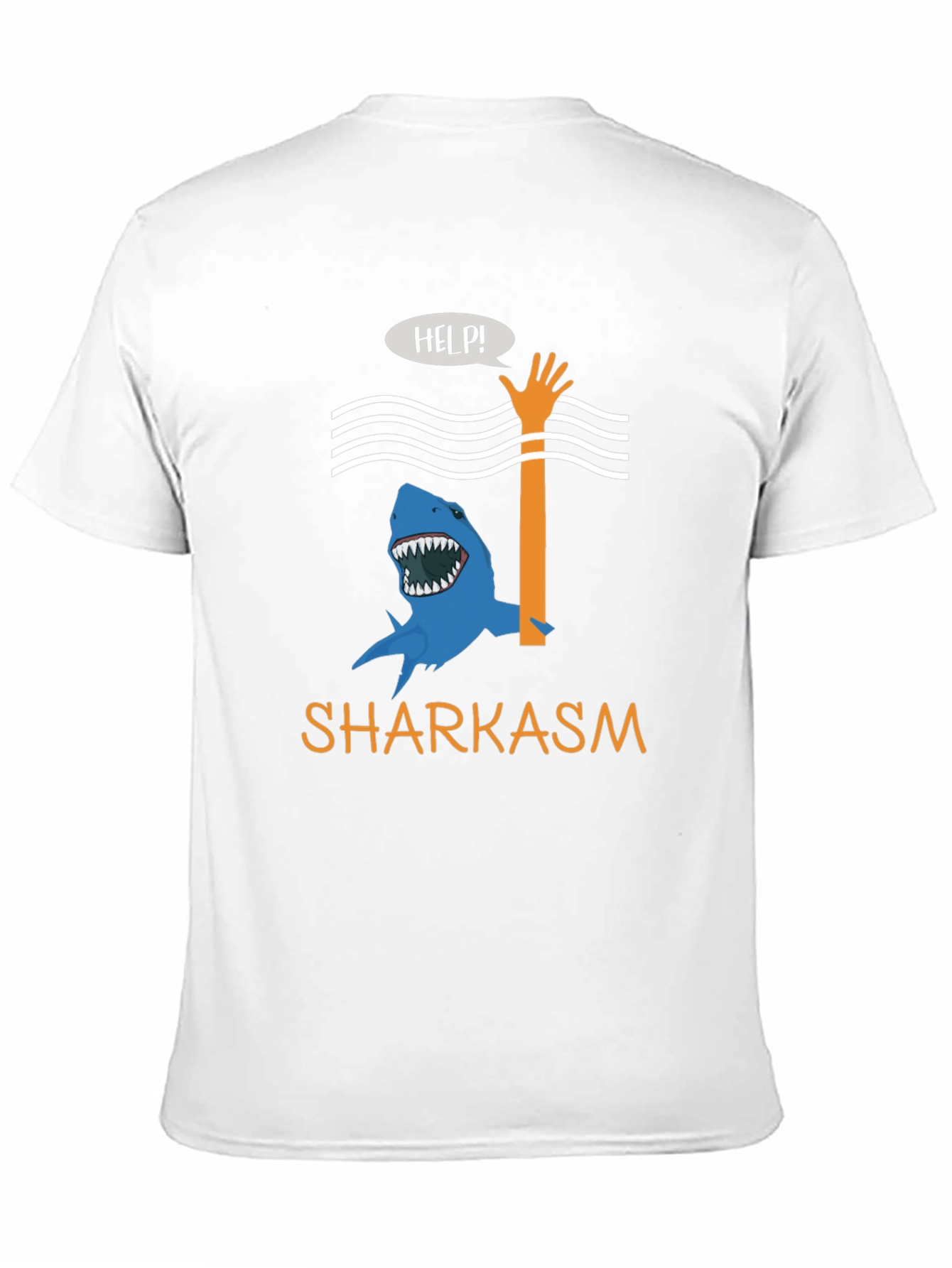 Sharkasm Funny Graphic T-Shirt