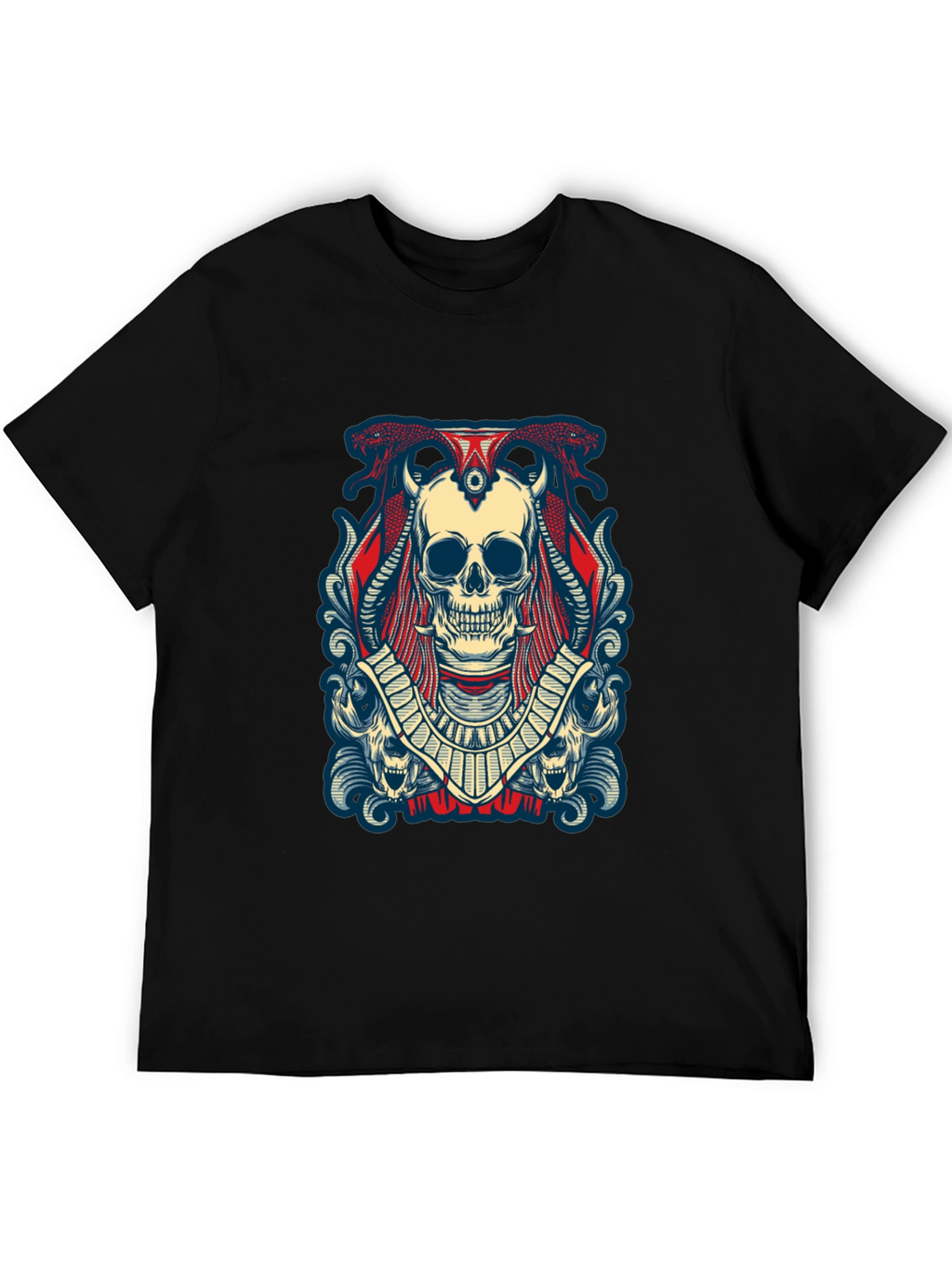 Skull Graphic Black Tee Shirt