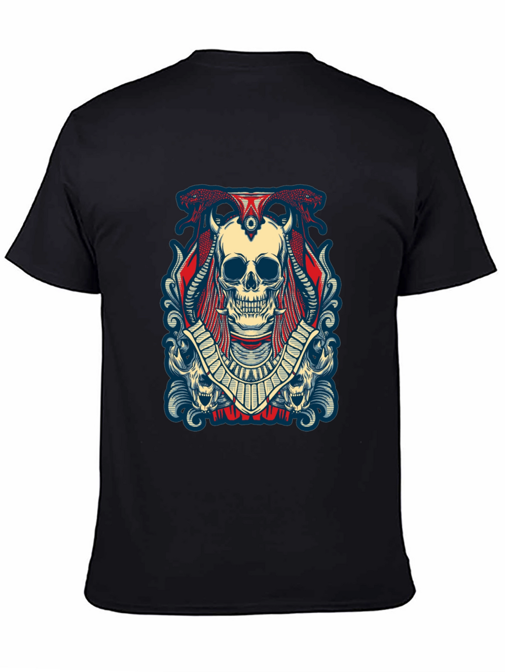 Skull Graphic Black Tee Shirt