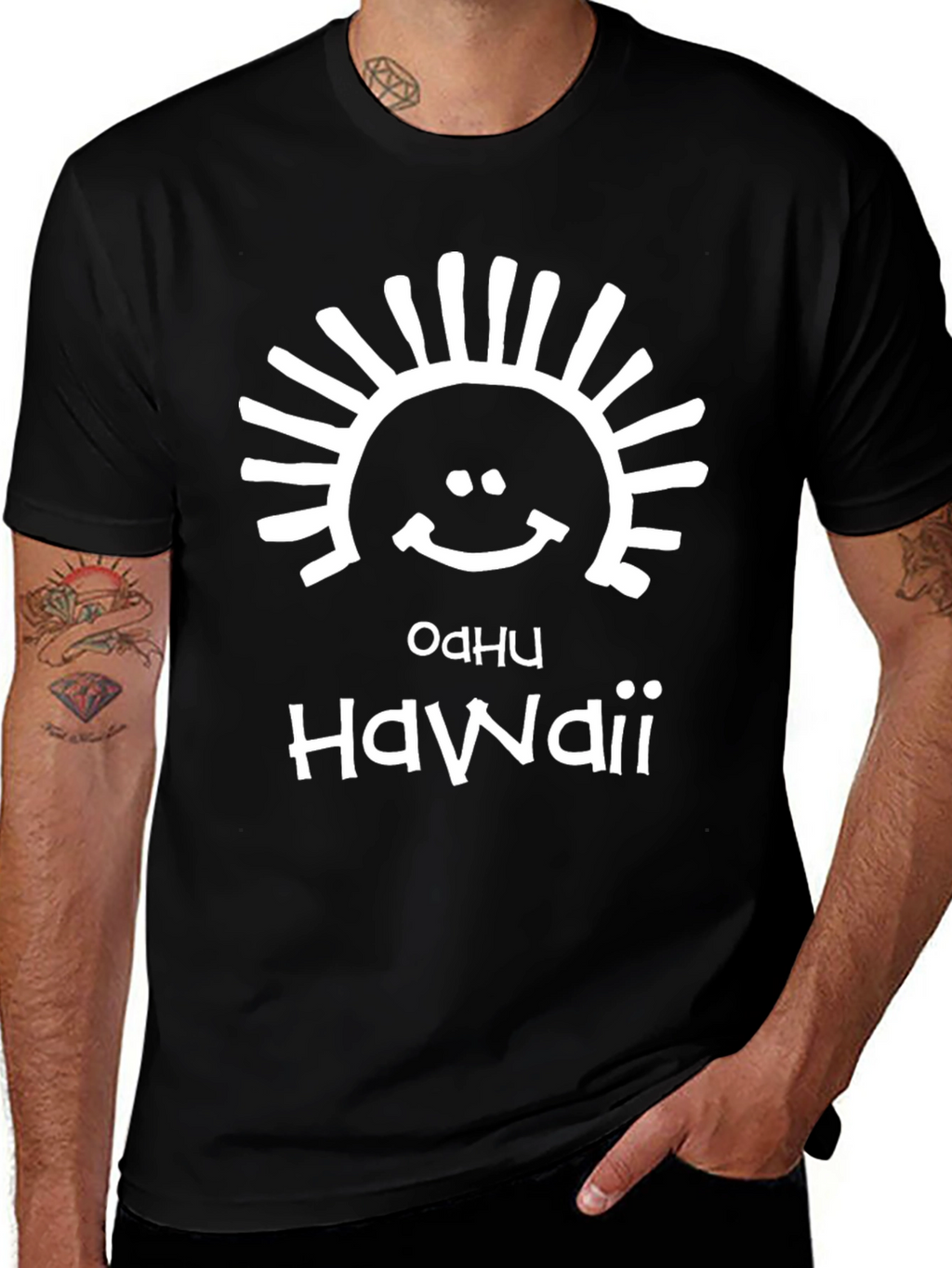 Oahu Hawaii Graphic T-Shirt