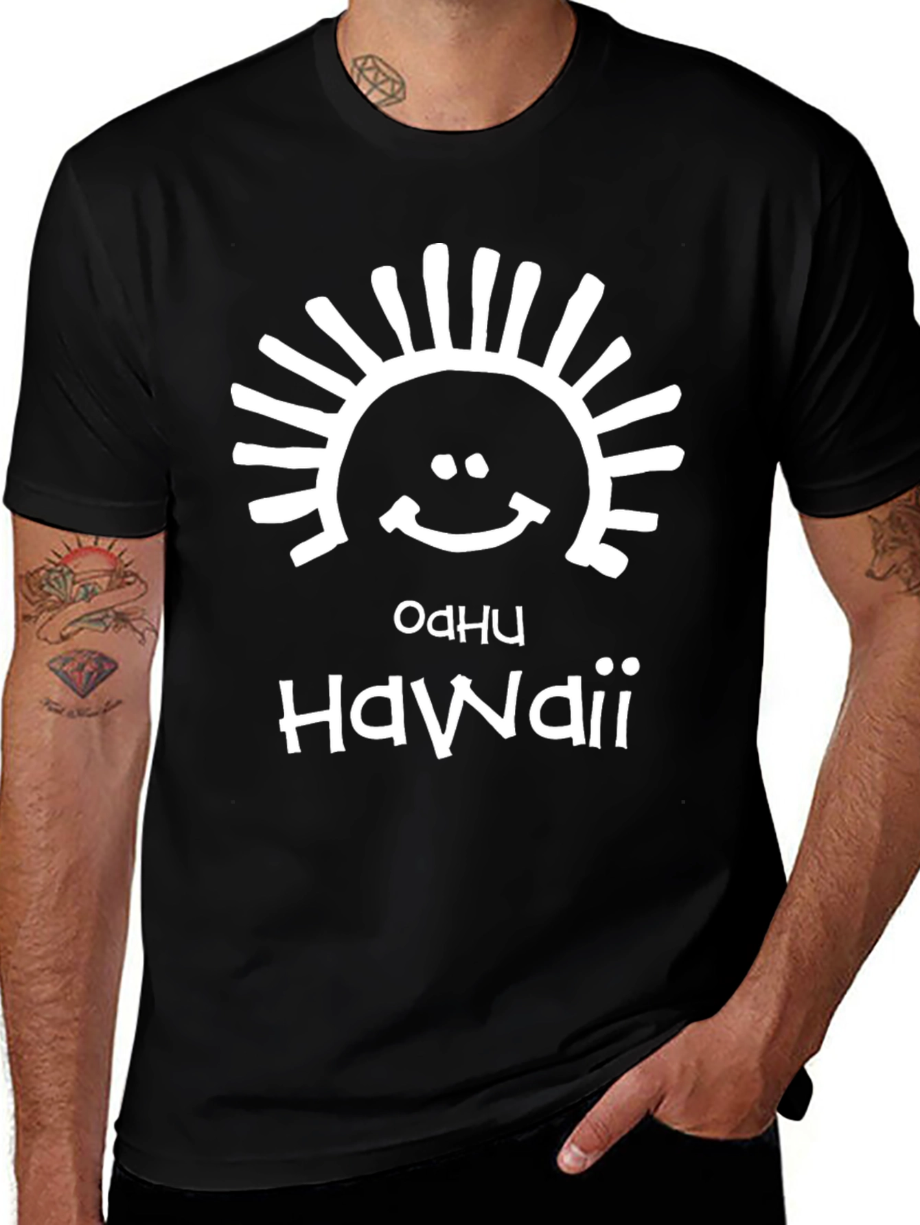 Oahu Hawaii Graphic T-Shirt