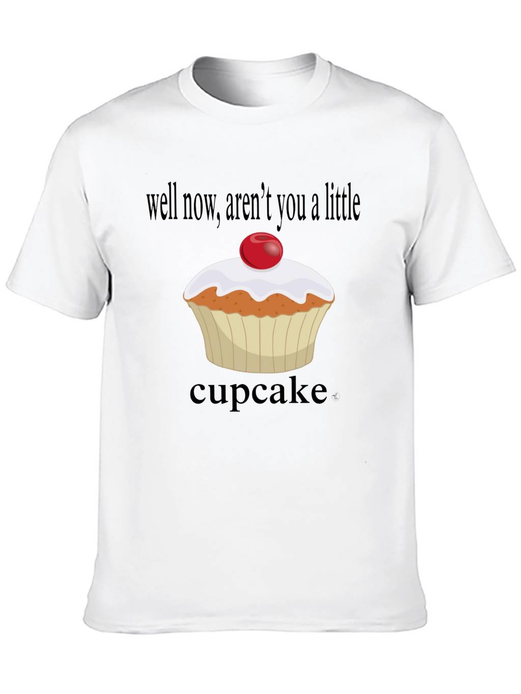 Cupcake T-Shirt: Arent You A Little Cupcake? Black Tee
