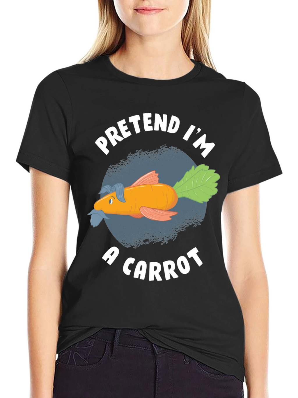 Pretend Im a Carrot Novelty T-Shirt