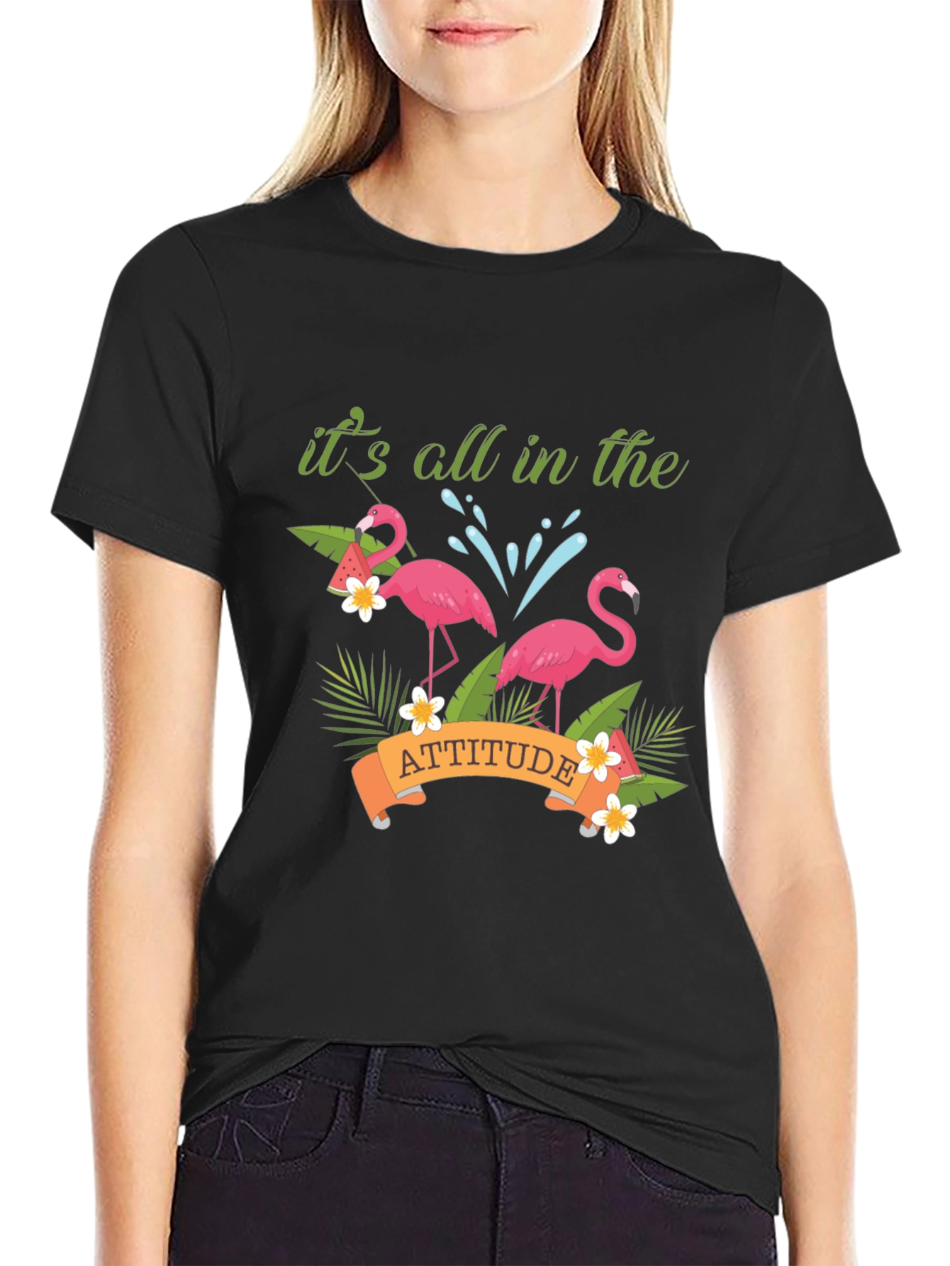 Flamingo Attitude T-Shirt