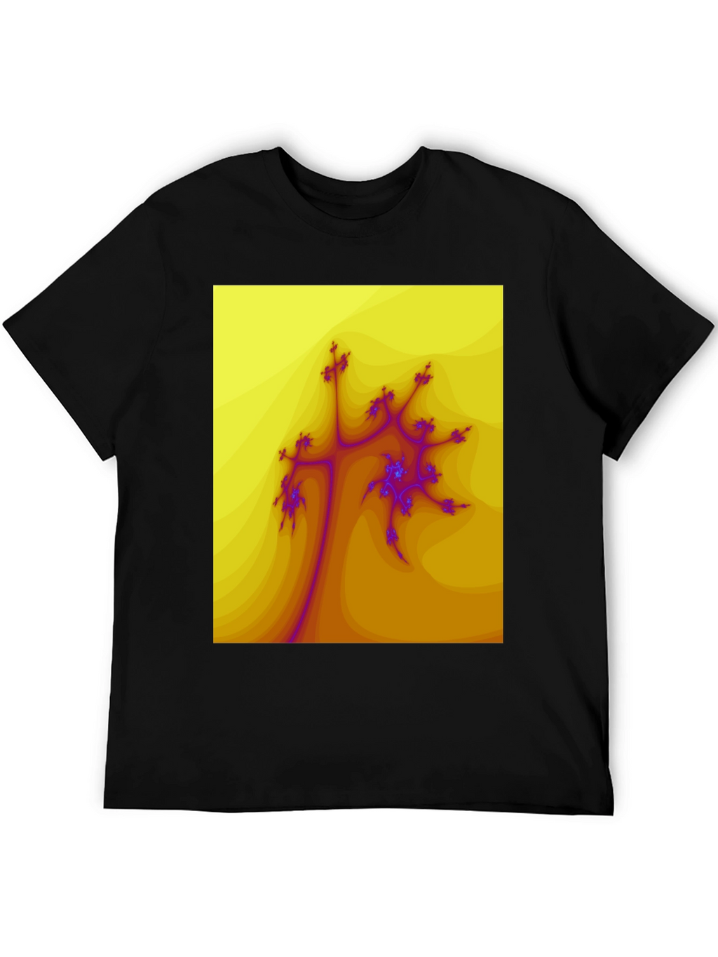 Fractal Art Graphic Tee - Unique Design