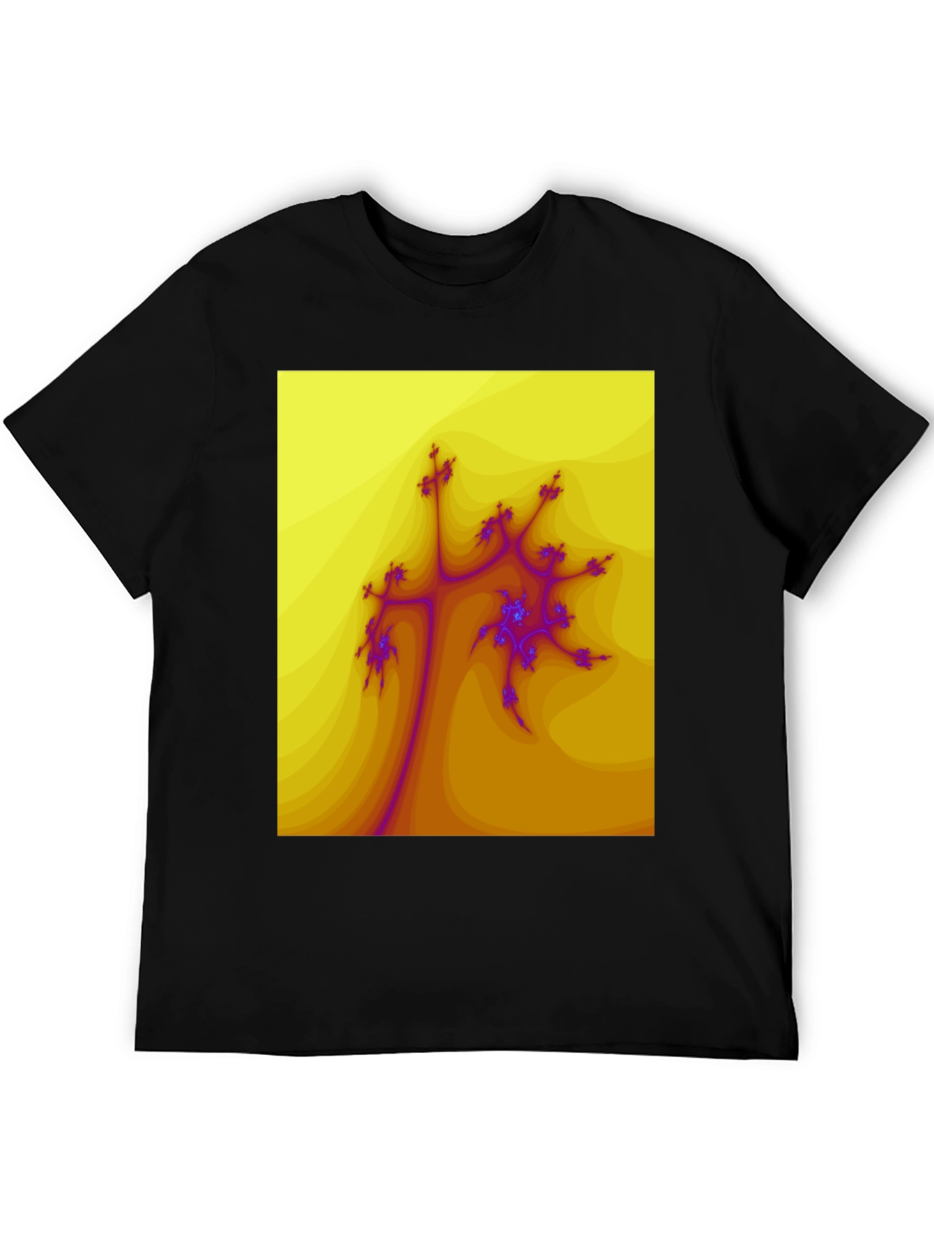 Fractal Art Graphic Tee - Unique Design