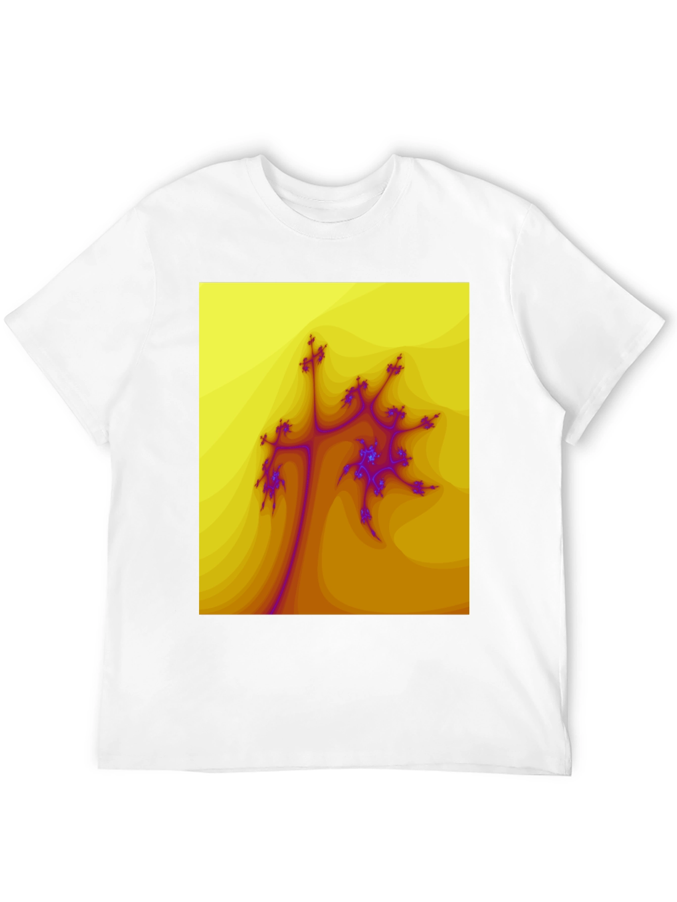 Fractal Art Graphic Tee - Unique Design