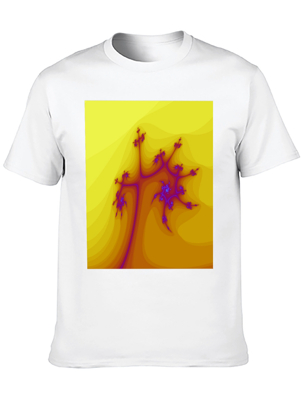 Fractal Art Graphic Tee - Unique Design