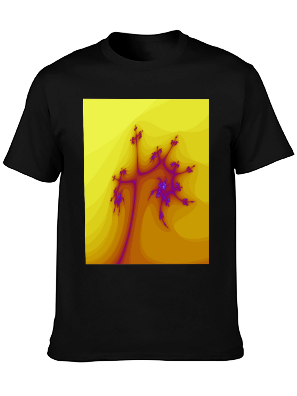 Fractal Art Graphic Tee - Unique Design