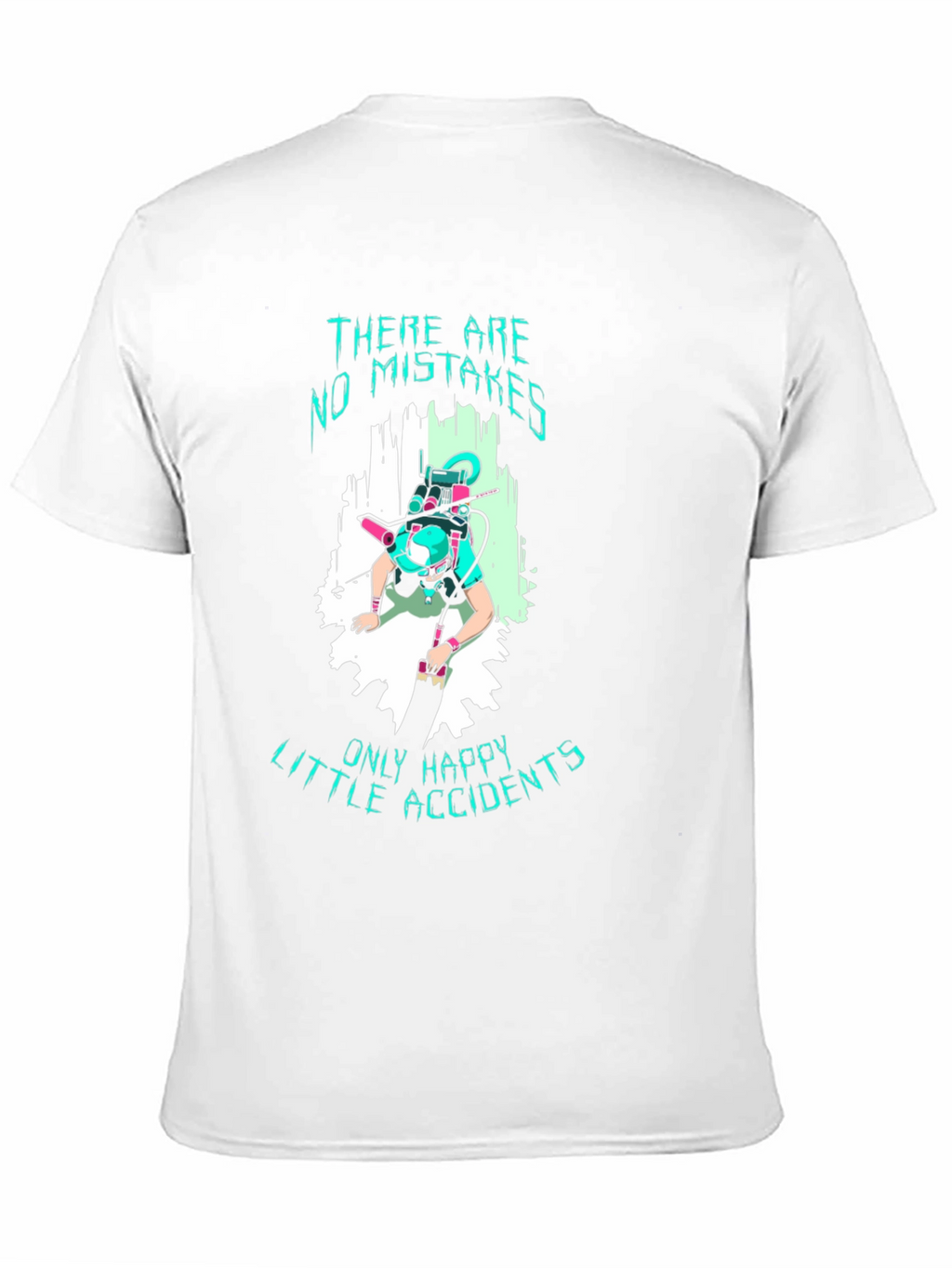No Mistakes Happy Accidents Black T-Shirt