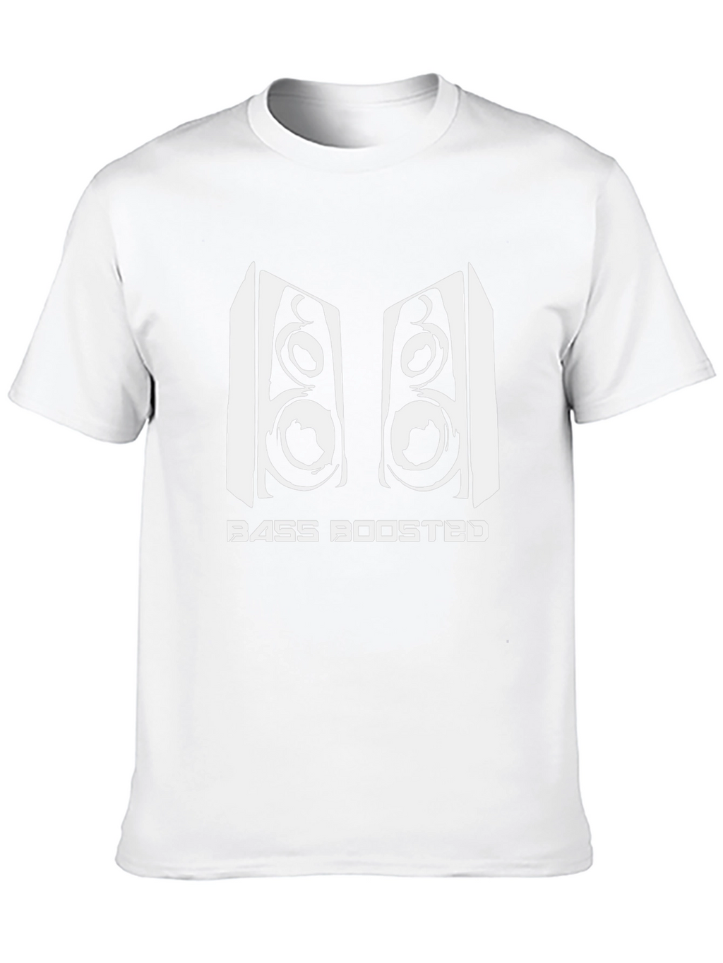 Bass Boosted Graphic Tee - Black
