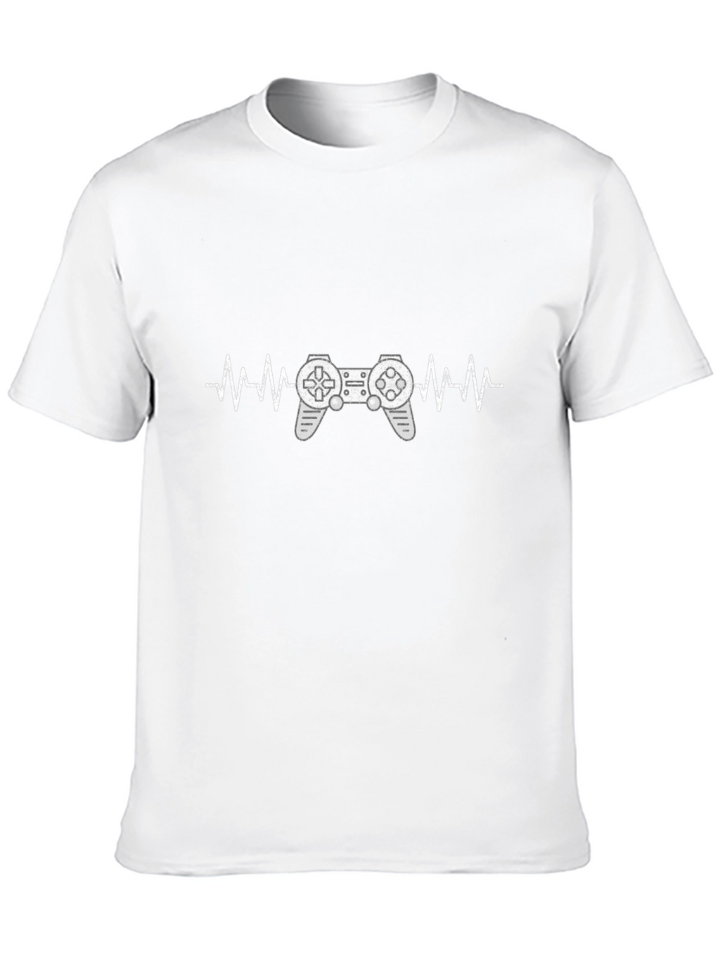 Gamer Heartbeat T-Shirt - Black