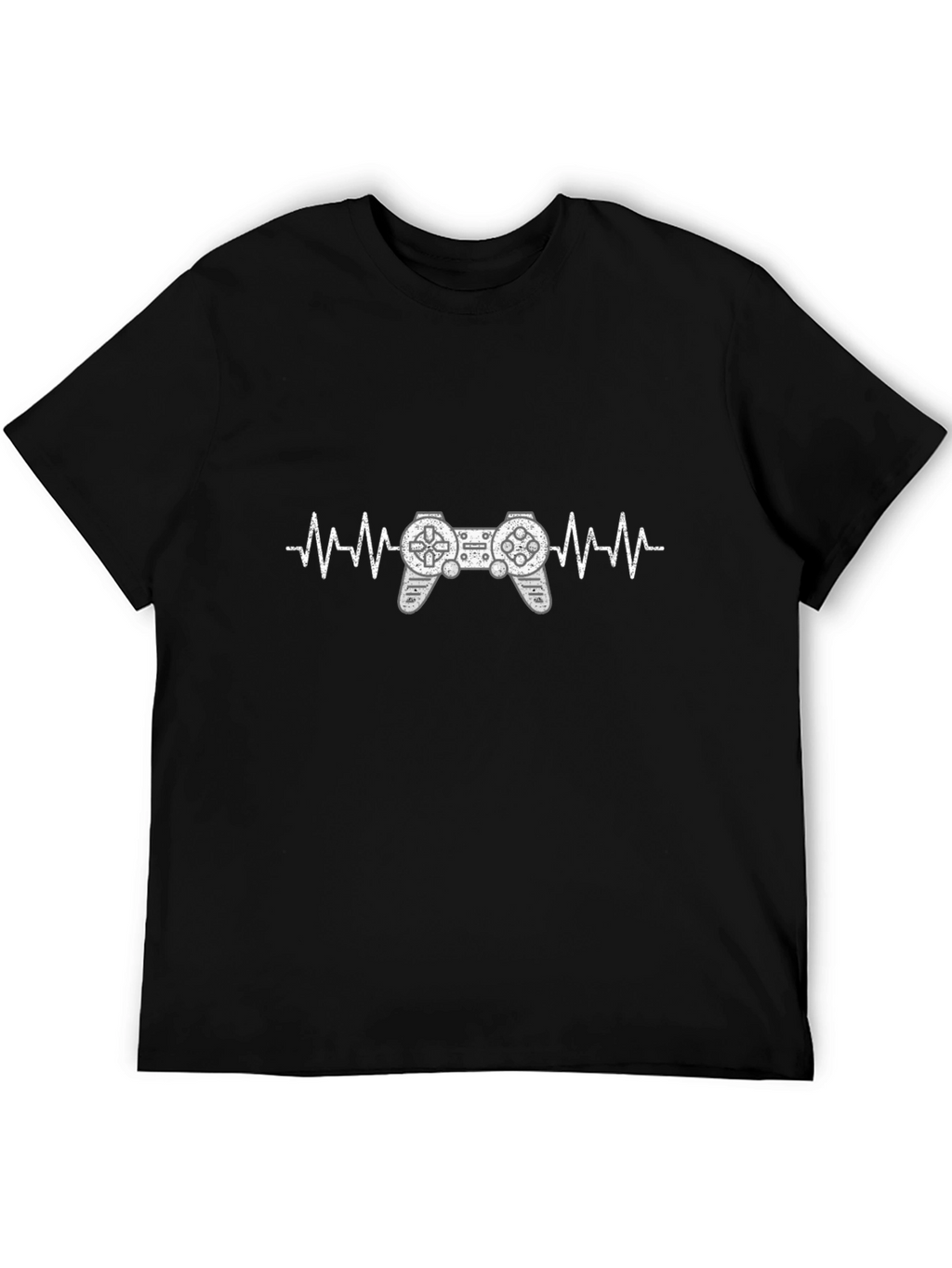 Gamer Heartbeat T-Shirt - Black