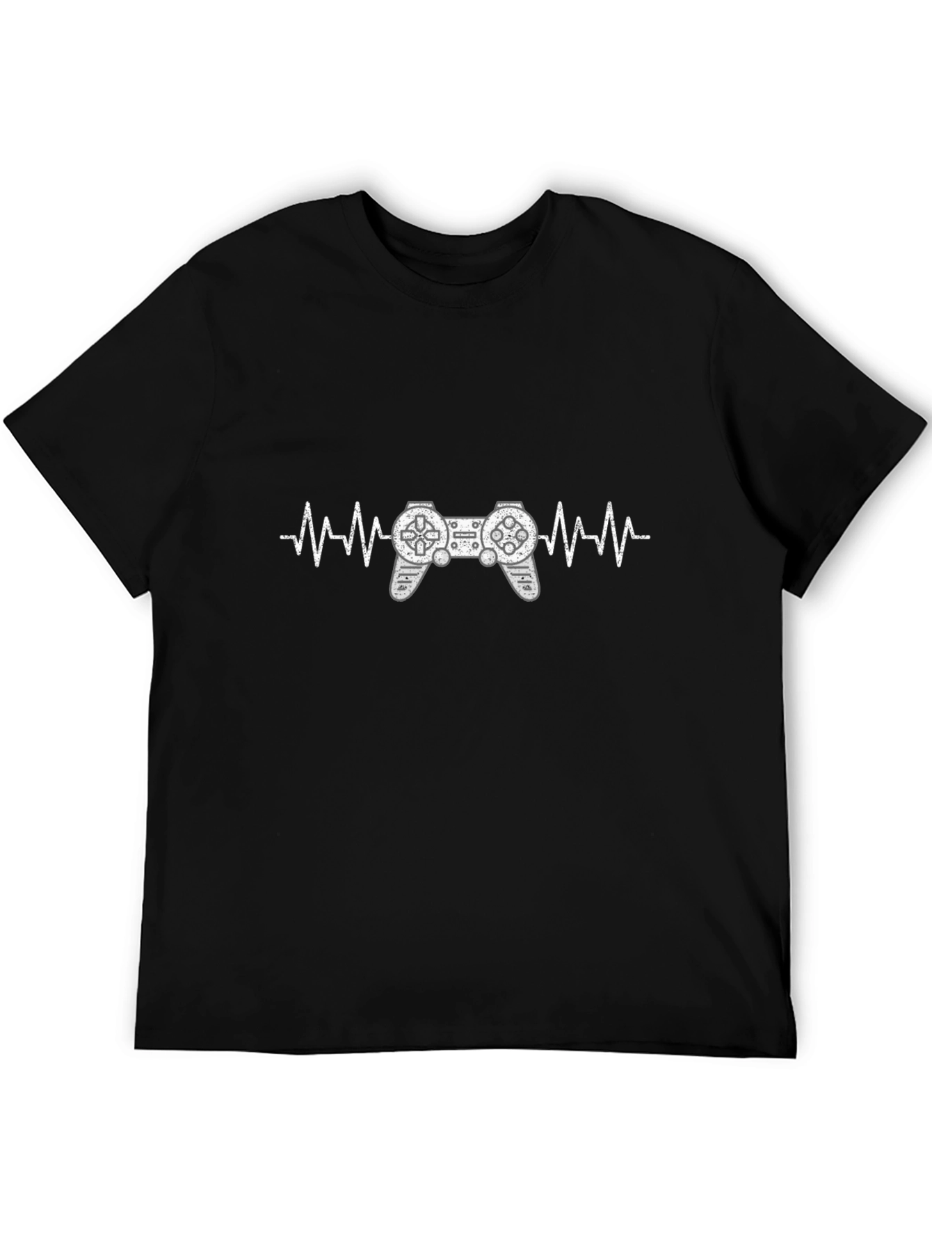 Gamer Heartbeat T-Shirt - Black