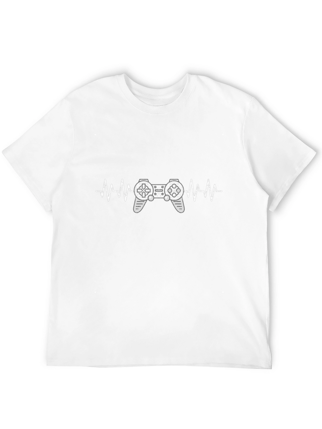 Gamer Heartbeat T-Shirt - Black