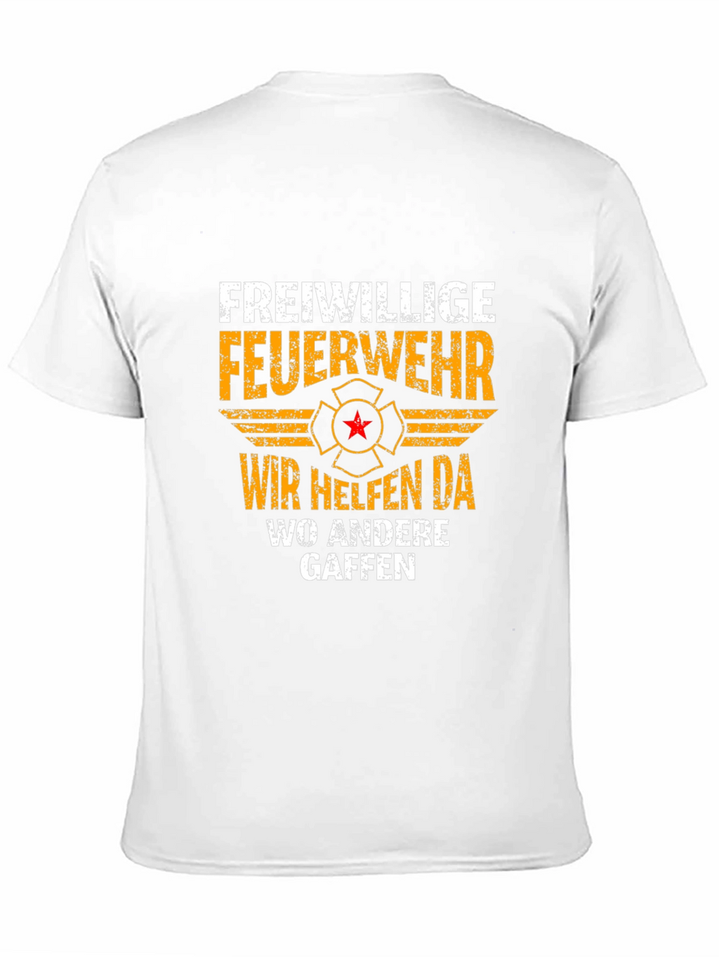 Volunteer Firefighter T-Shirt - Wir Helfen Da