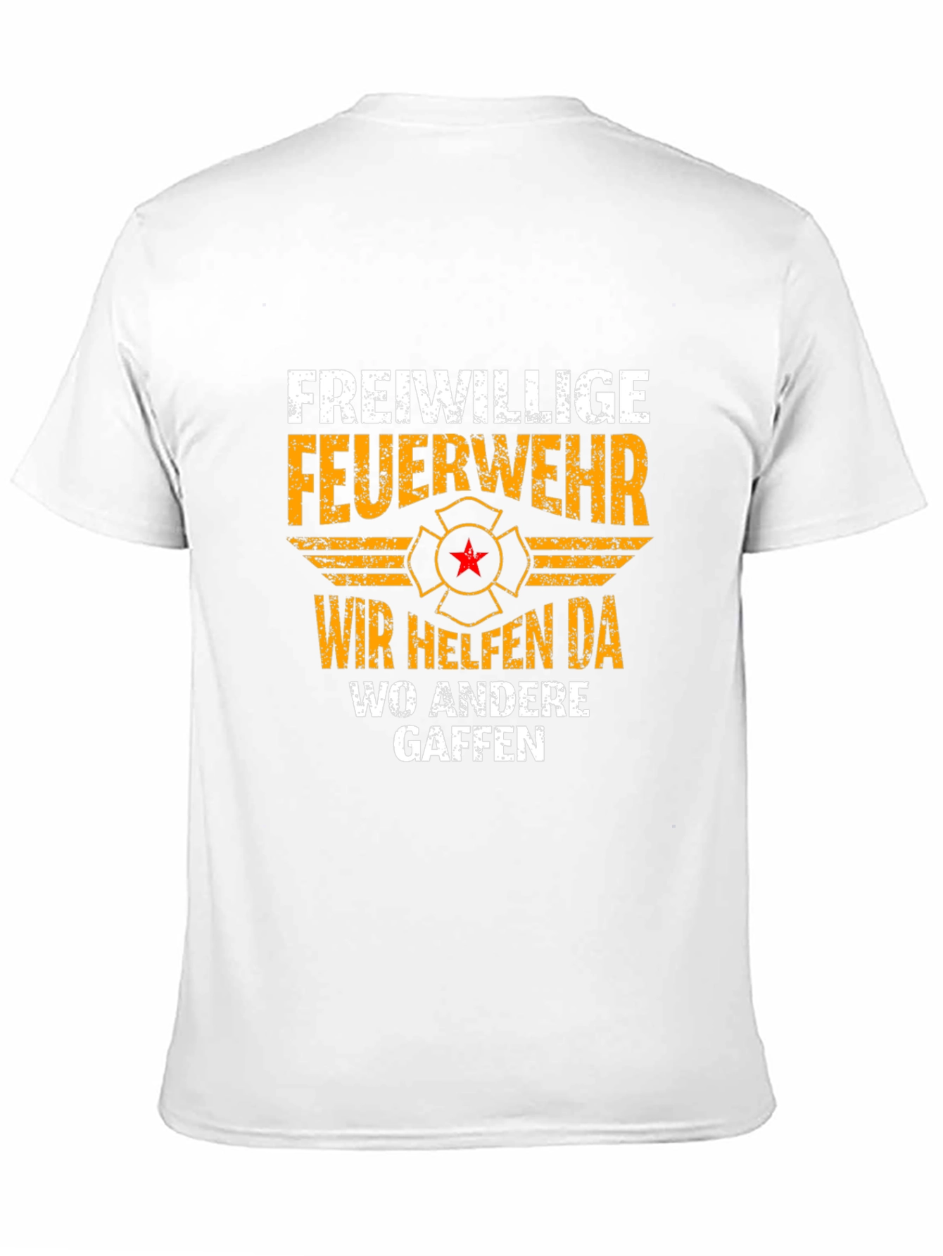 Volunteer Firefighter T-Shirt - Wir Helfen Da