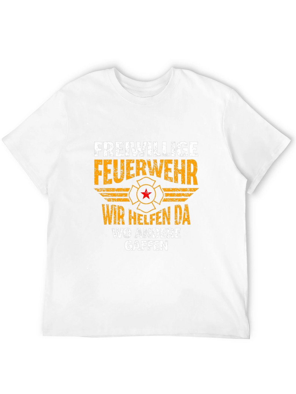 Volunteer Firefighter T-Shirt - Wir Helfen Da
