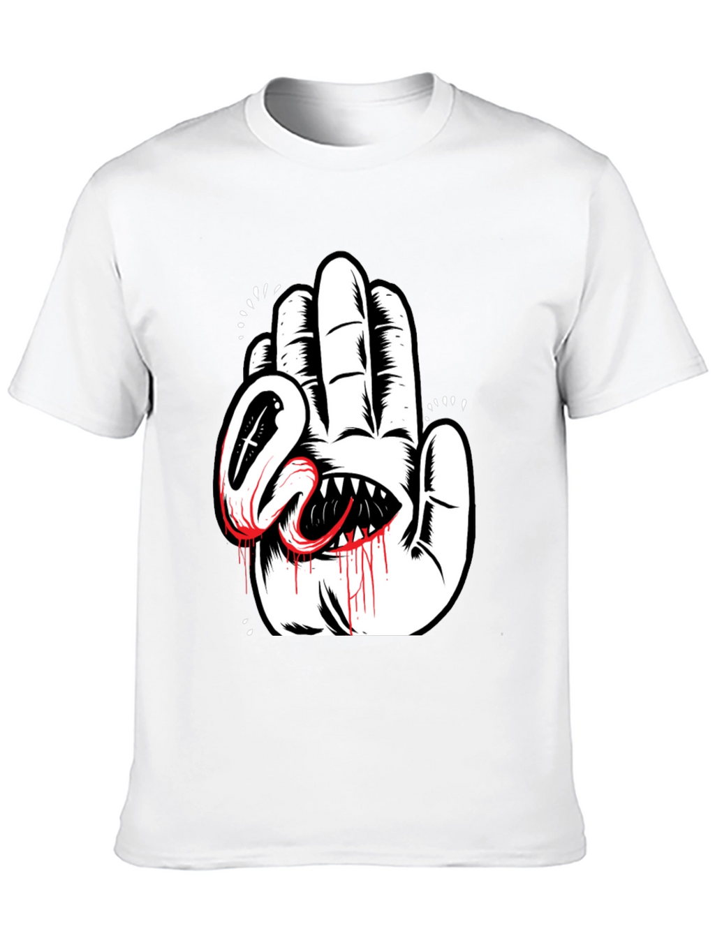Hand Monster Graphic Tee - Black