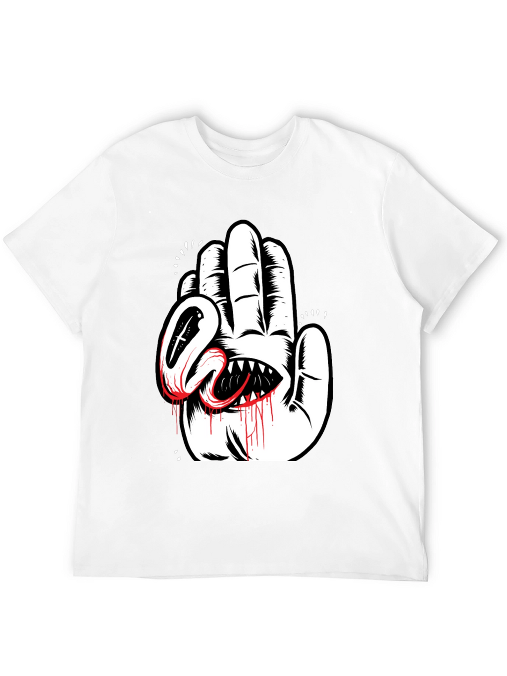 Hand Monster Graphic Tee - Black