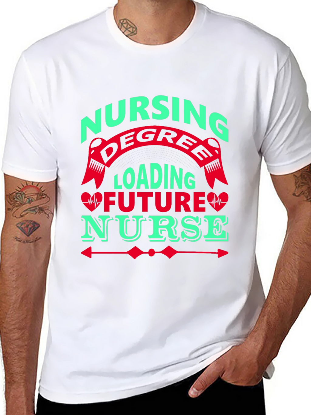Future Nurse Loading T-Shirt - Degree in Progress