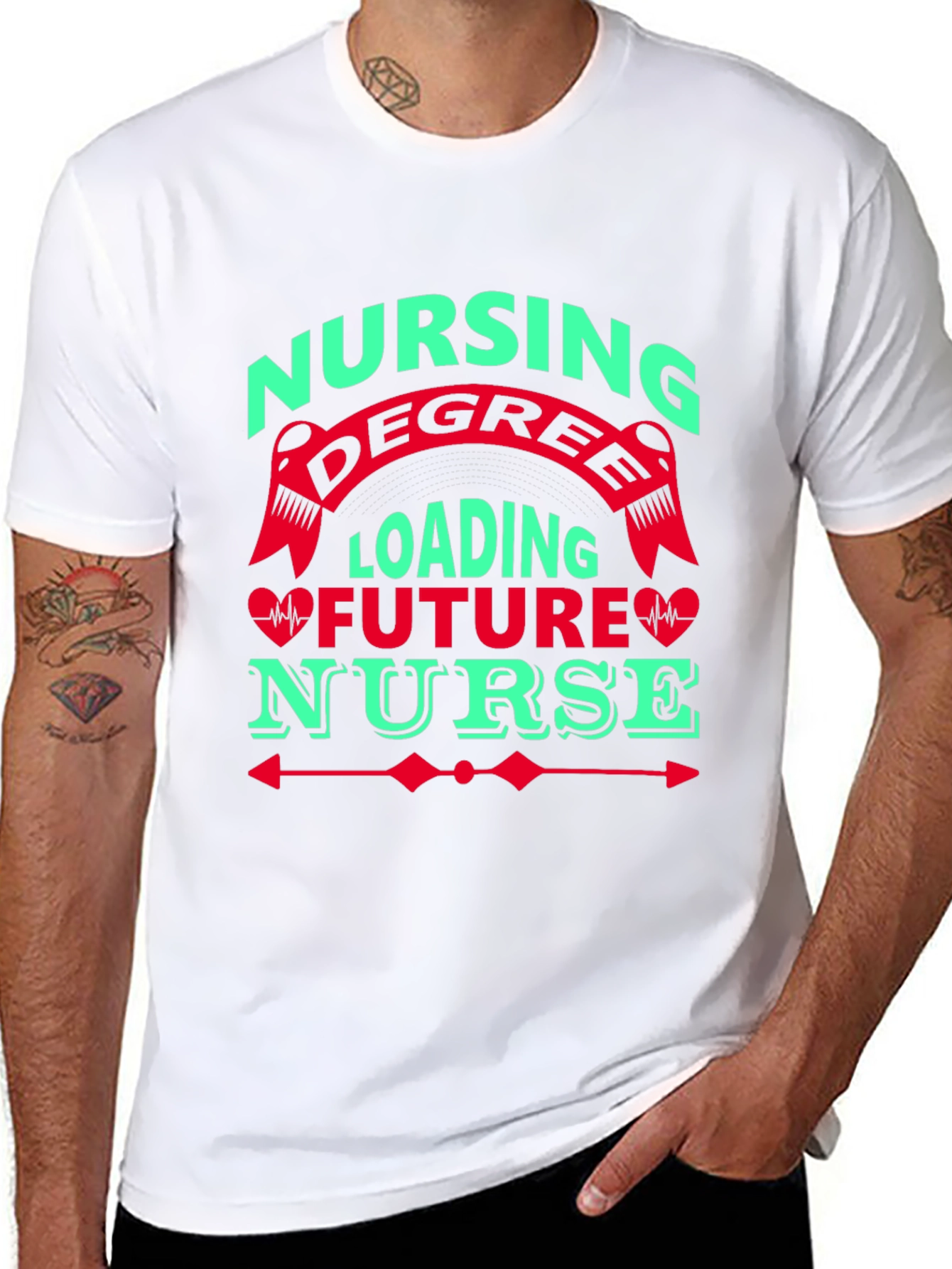 Future Nurse Loading T-Shirt - Degree in Progress