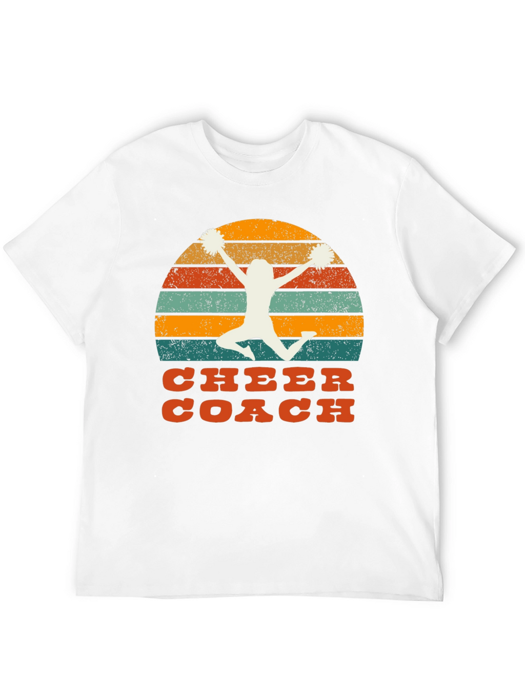 Retro Cheer Coach Graphic T-Shirt