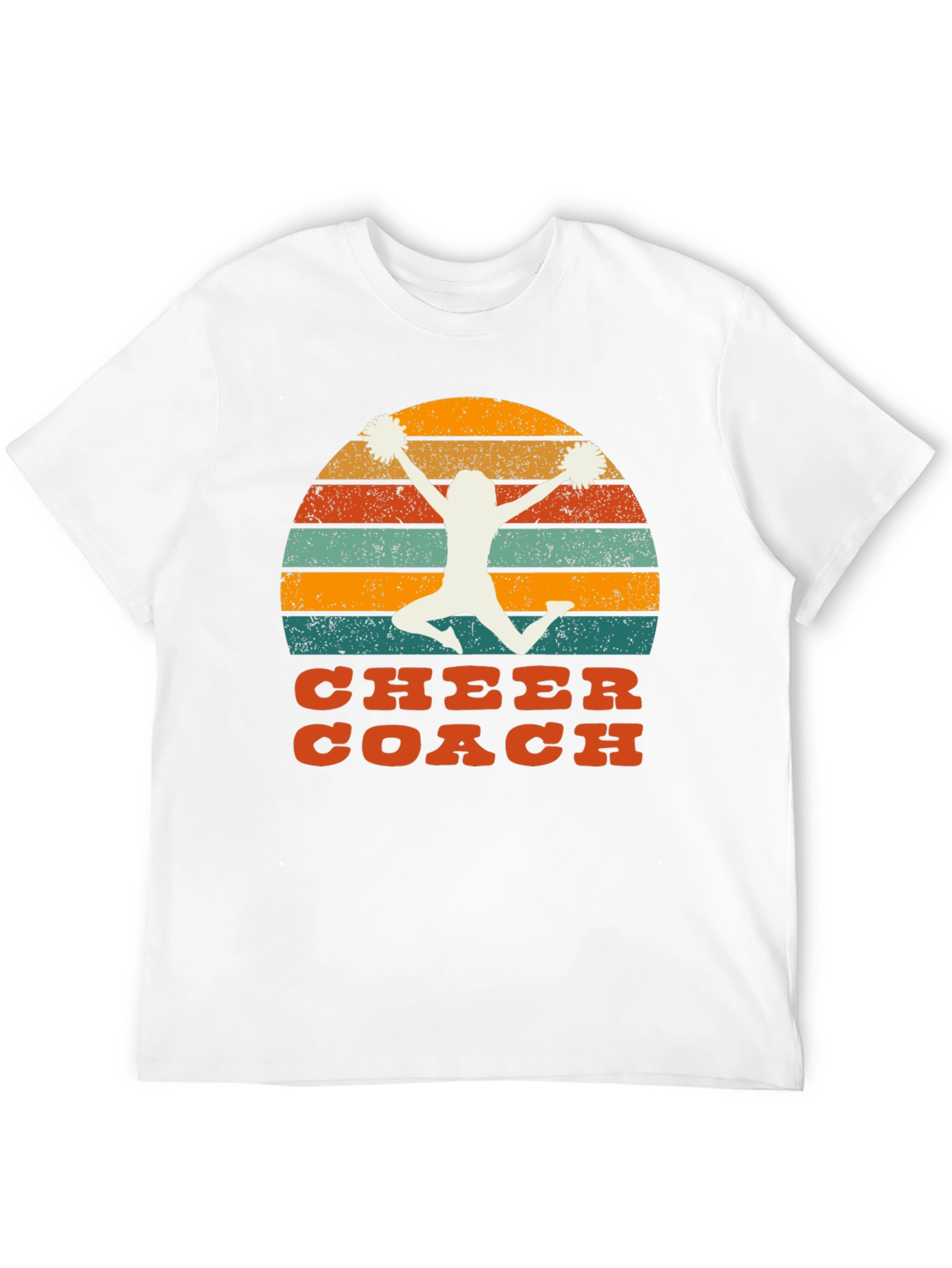 Retro Cheer Coach Graphic T-Shirt