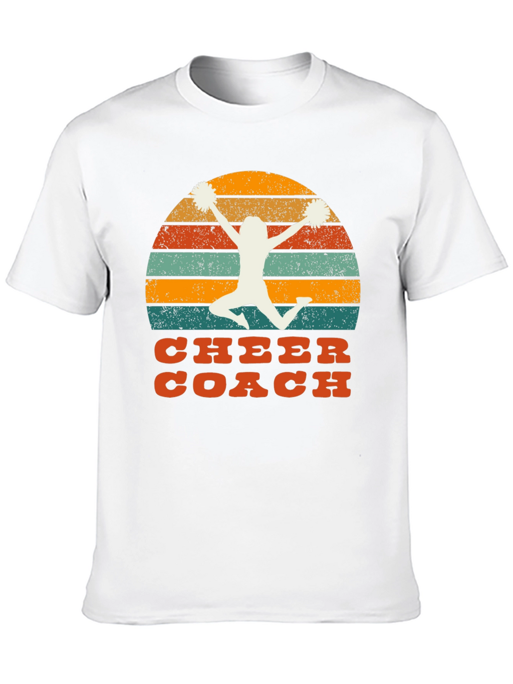 Retro Cheer Coach Graphic T-Shirt
