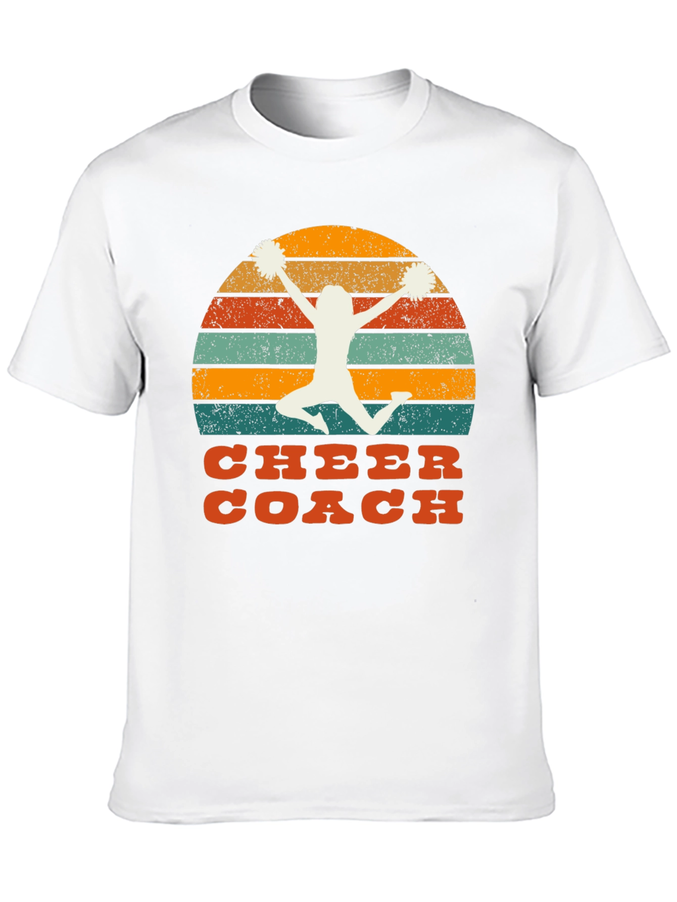 Retro Cheer Coach Graphic T-Shirt