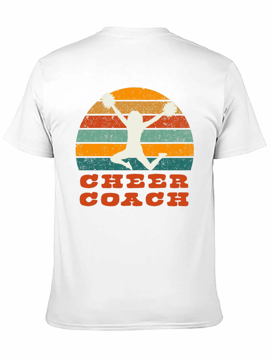 Retro Cheer Coach Graphic T-Shirt