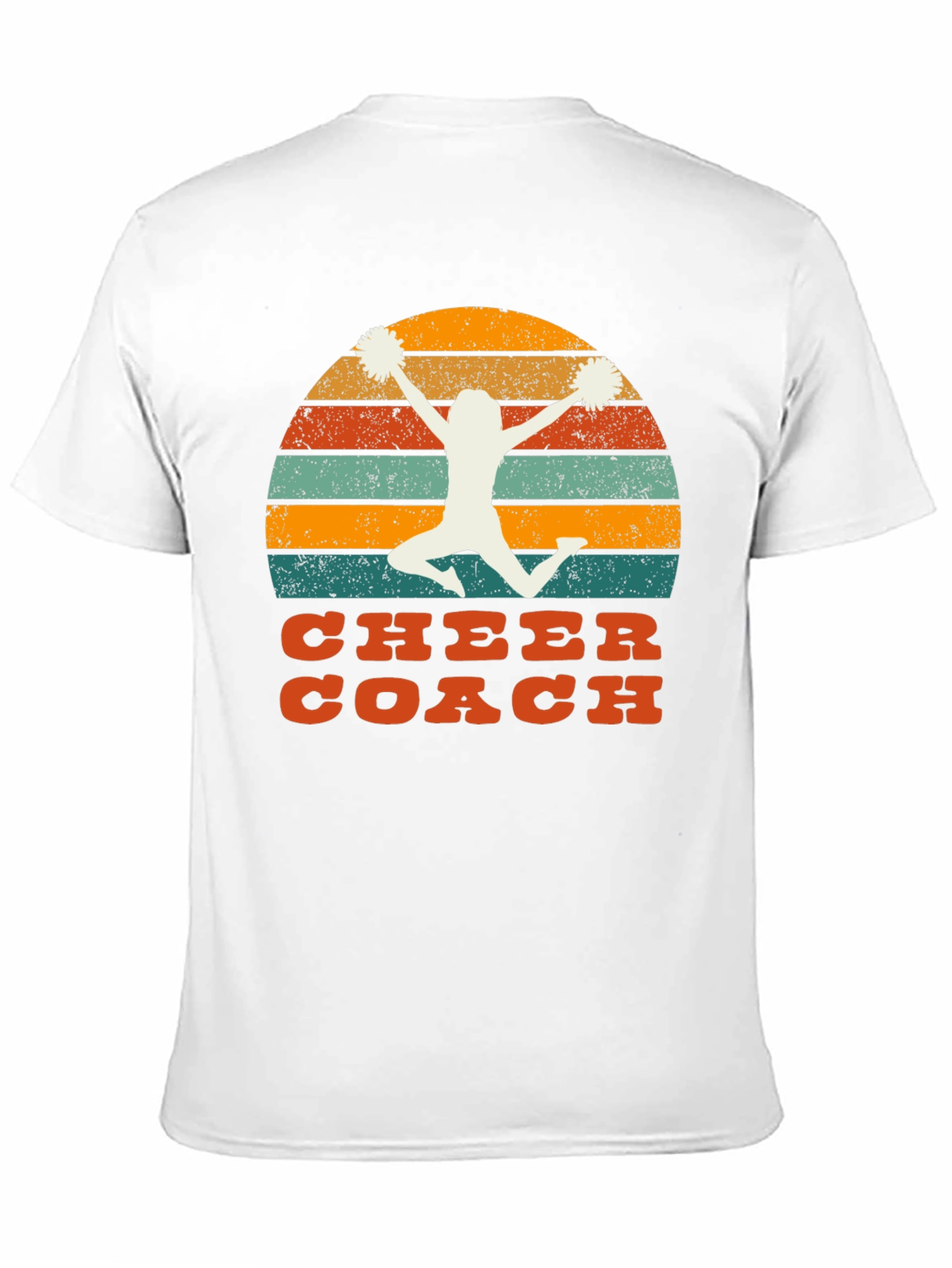 Retro Cheer Coach Graphic T-Shirt