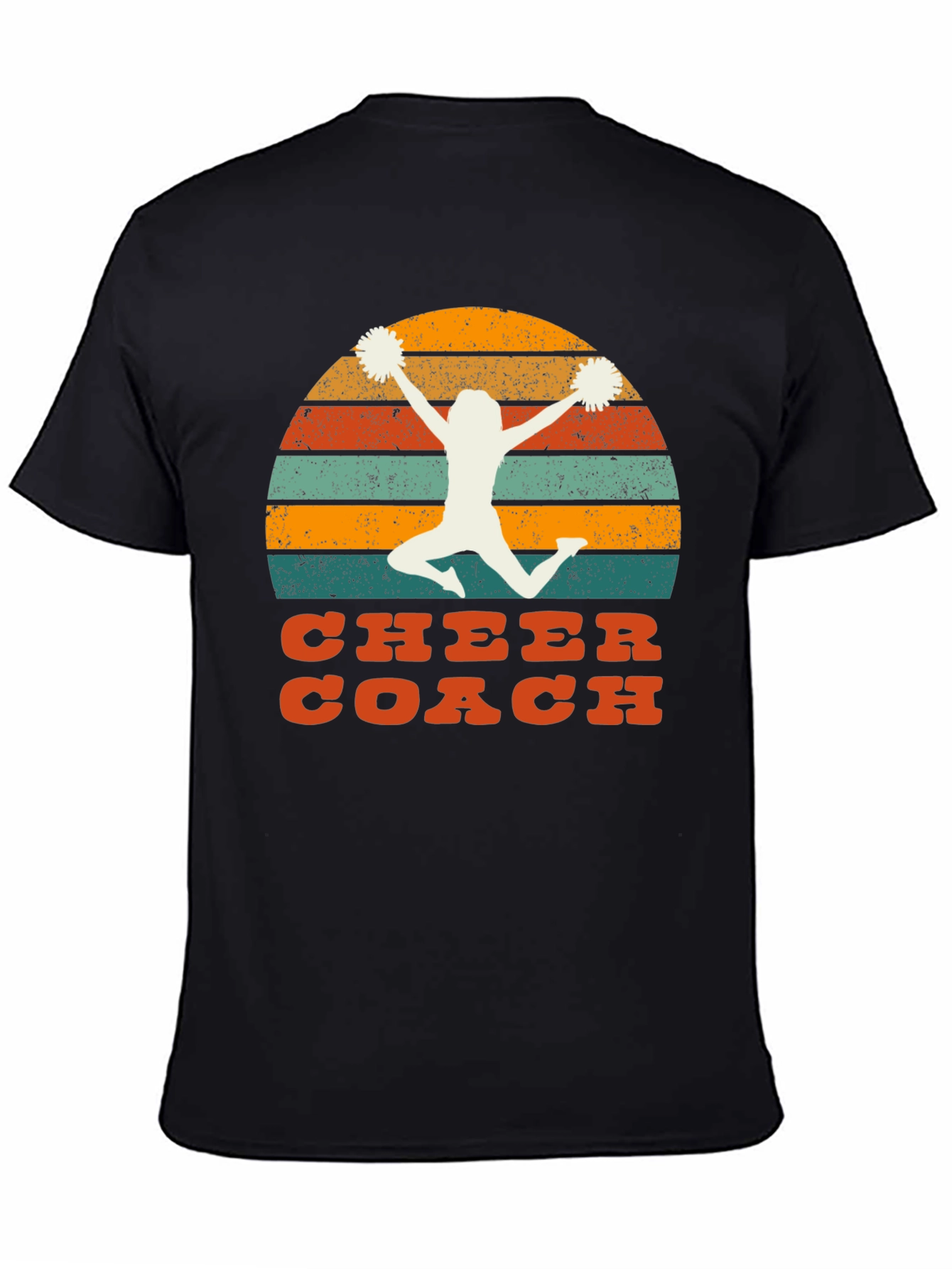 Retro Cheer Coach Graphic T-Shirt