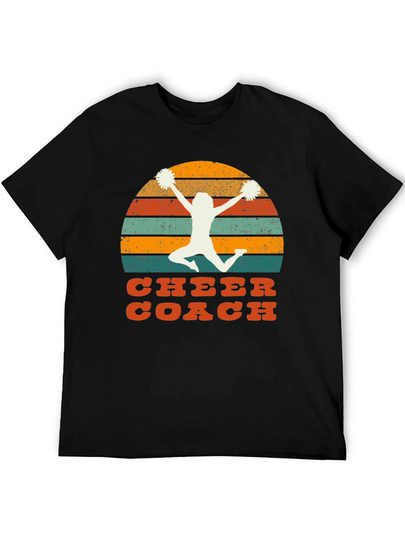 Retro Cheer Coach Graphic T-Shirt