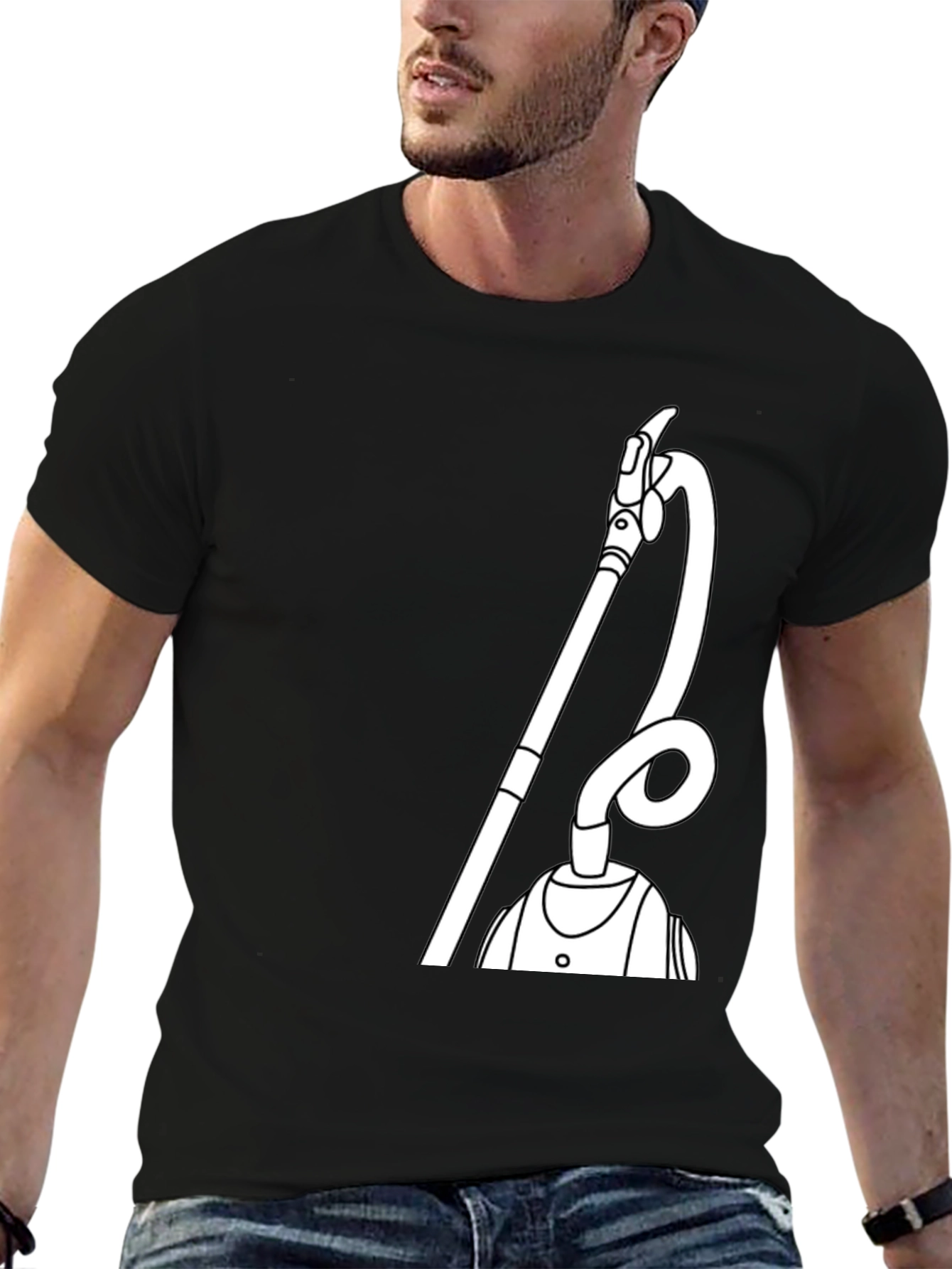 Funny Vacuum T-Shirt - Unique Graphic Tee