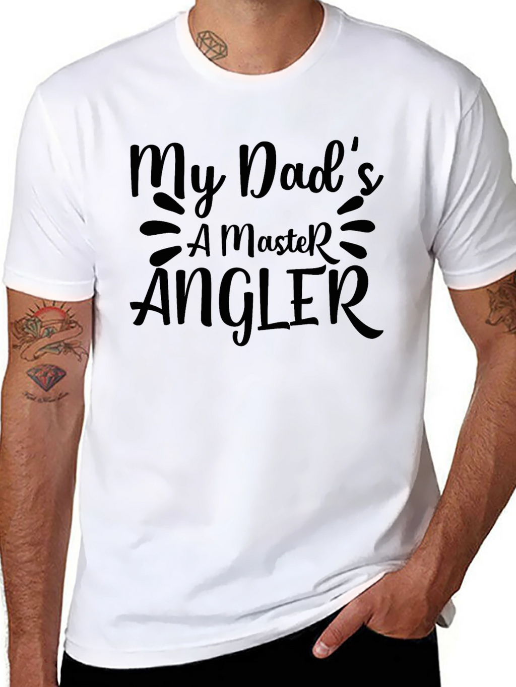 My Dads a Master Angler Graphic Tee